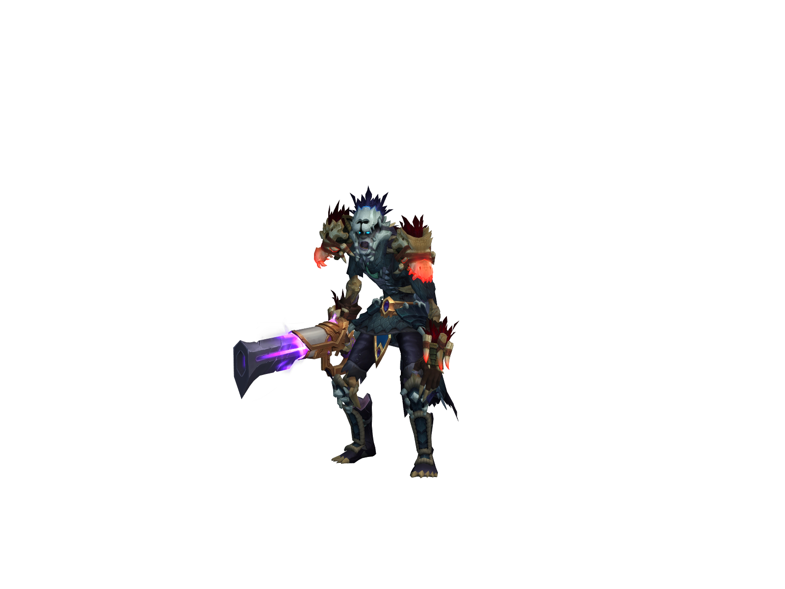 Projectile 3D character render