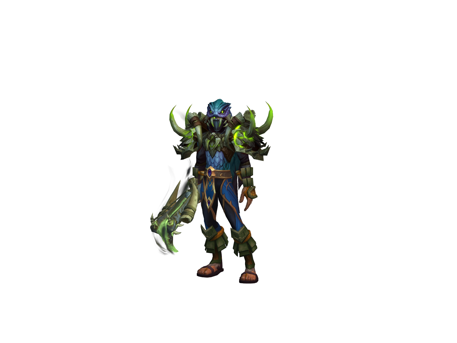 Wrahir 3D character render