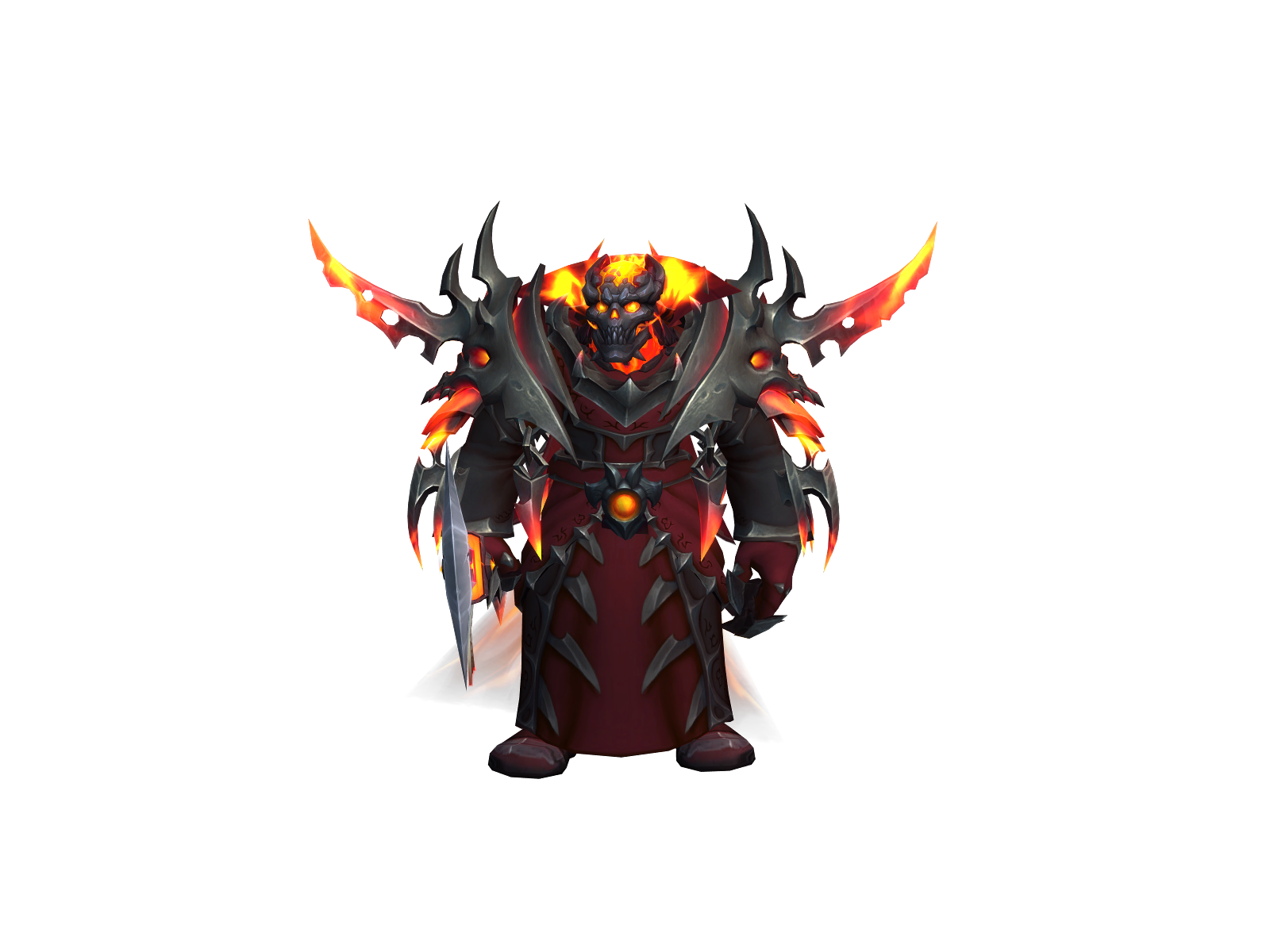 Dblock 3D character render