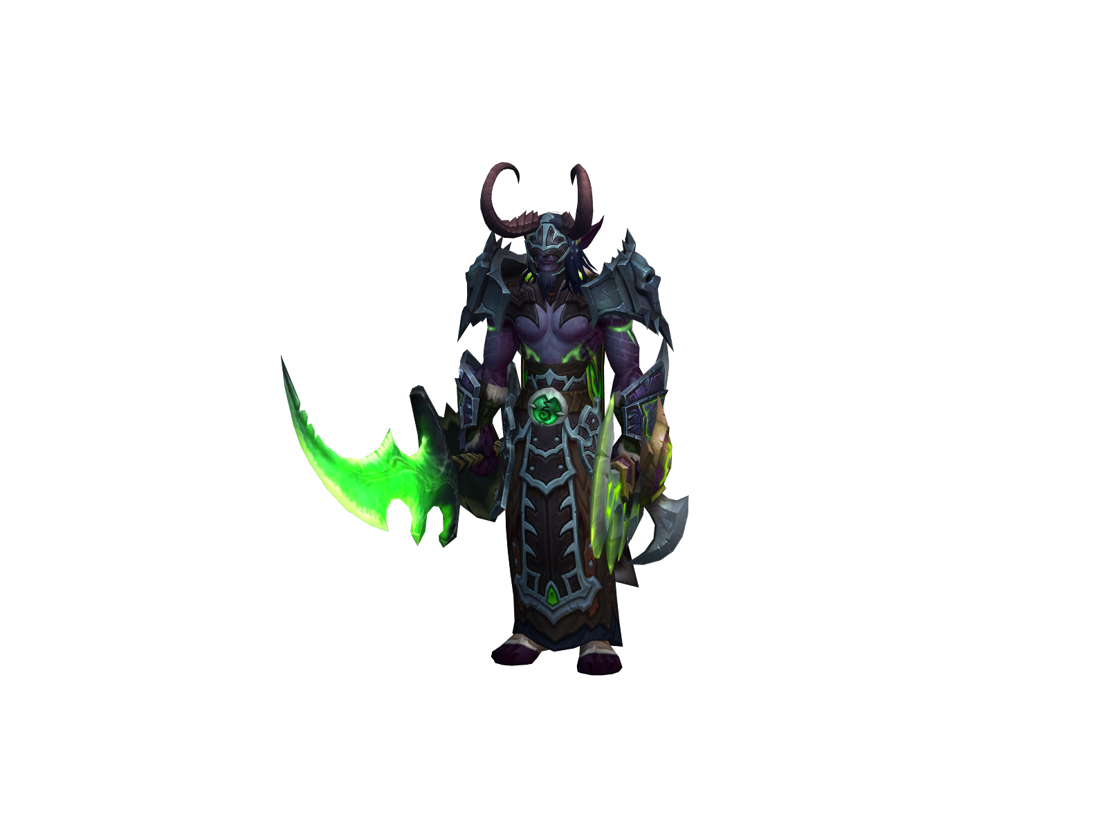 Demiseruin 3D character render