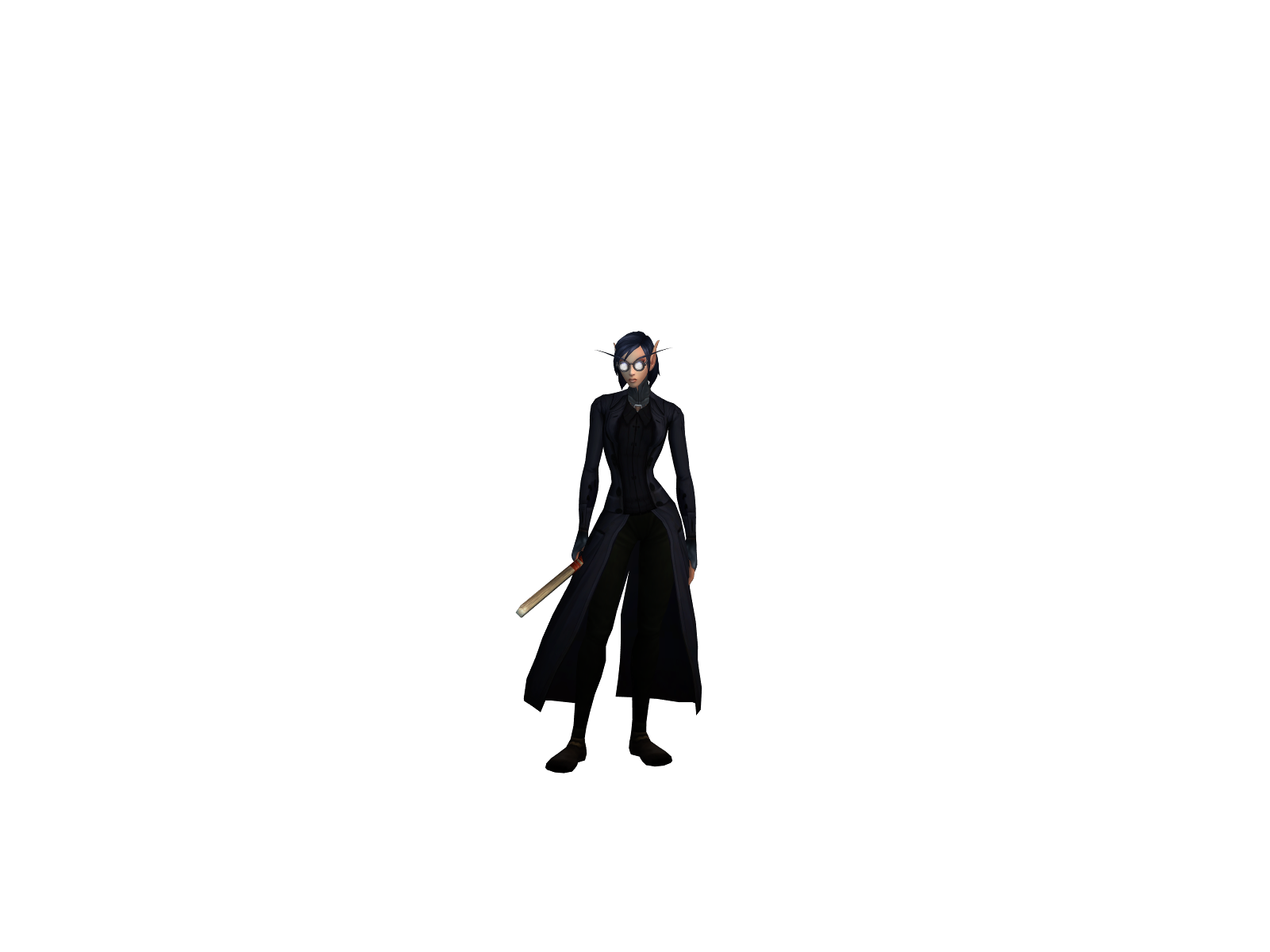 Trinitea 3D character render