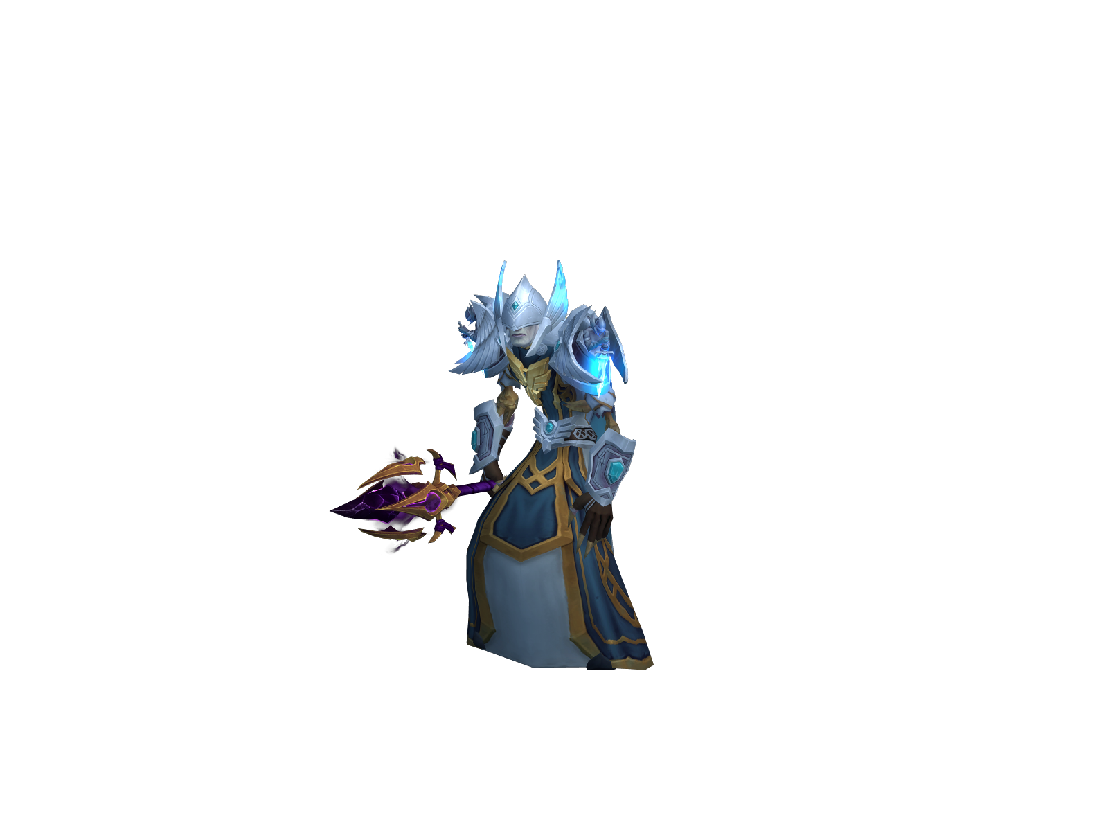 Wailfrey 3D character render