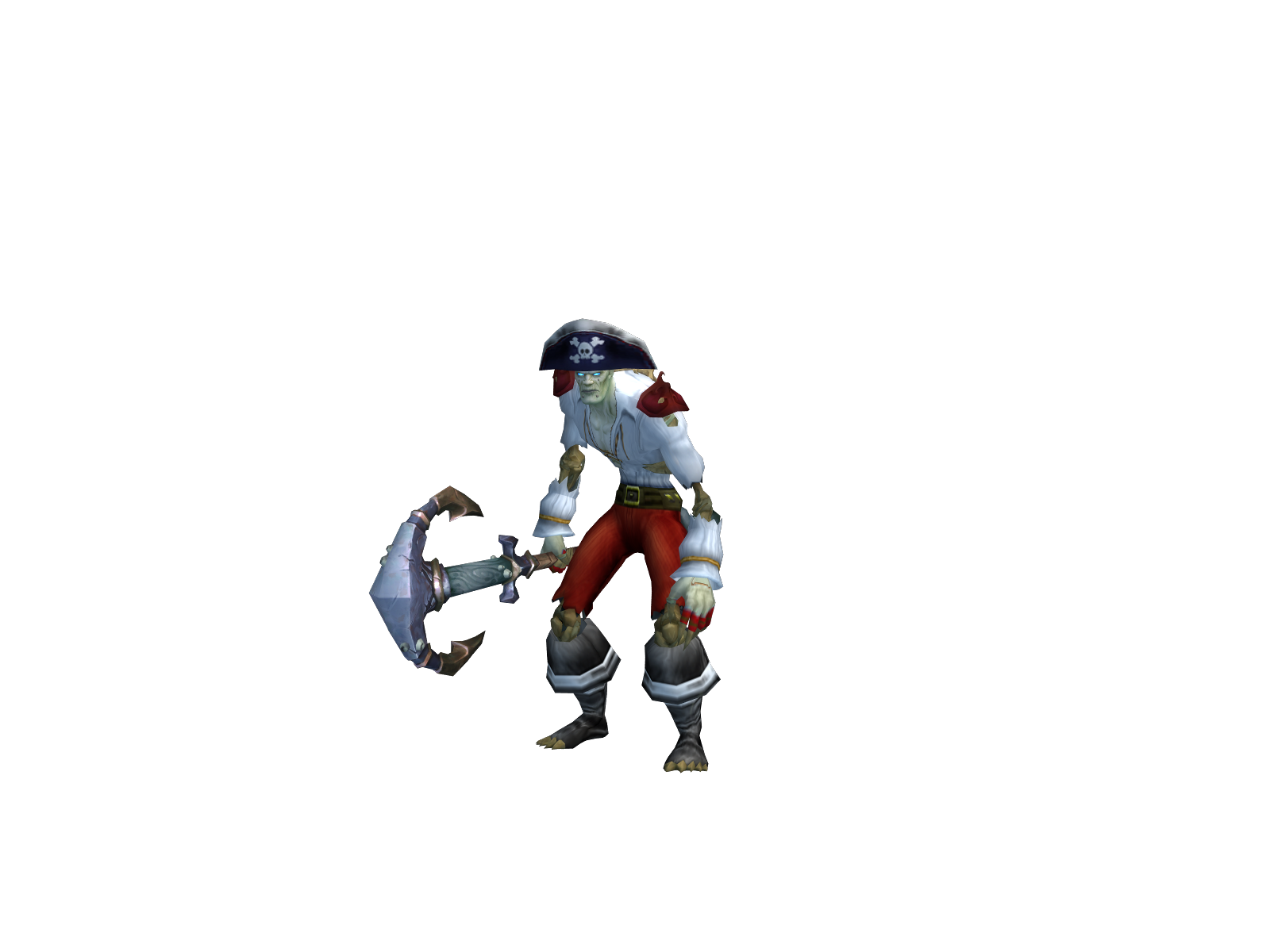 Stagmend 3D character render