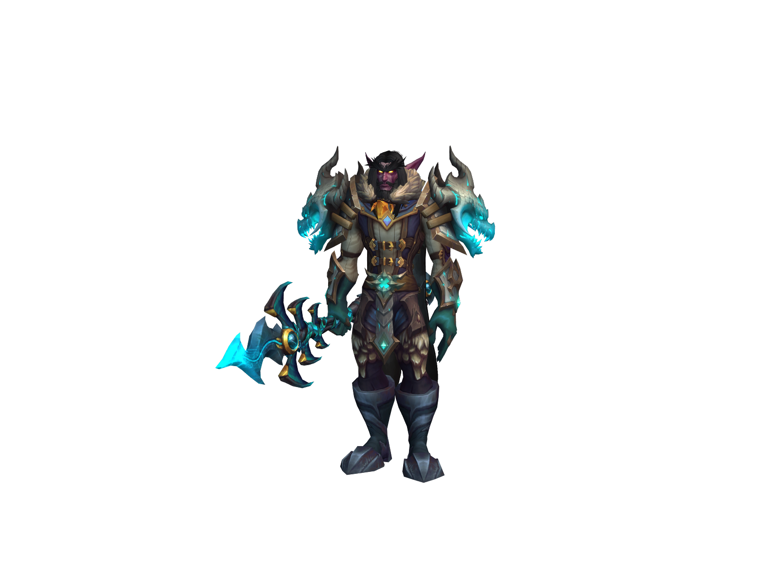 Trosan 3D character render