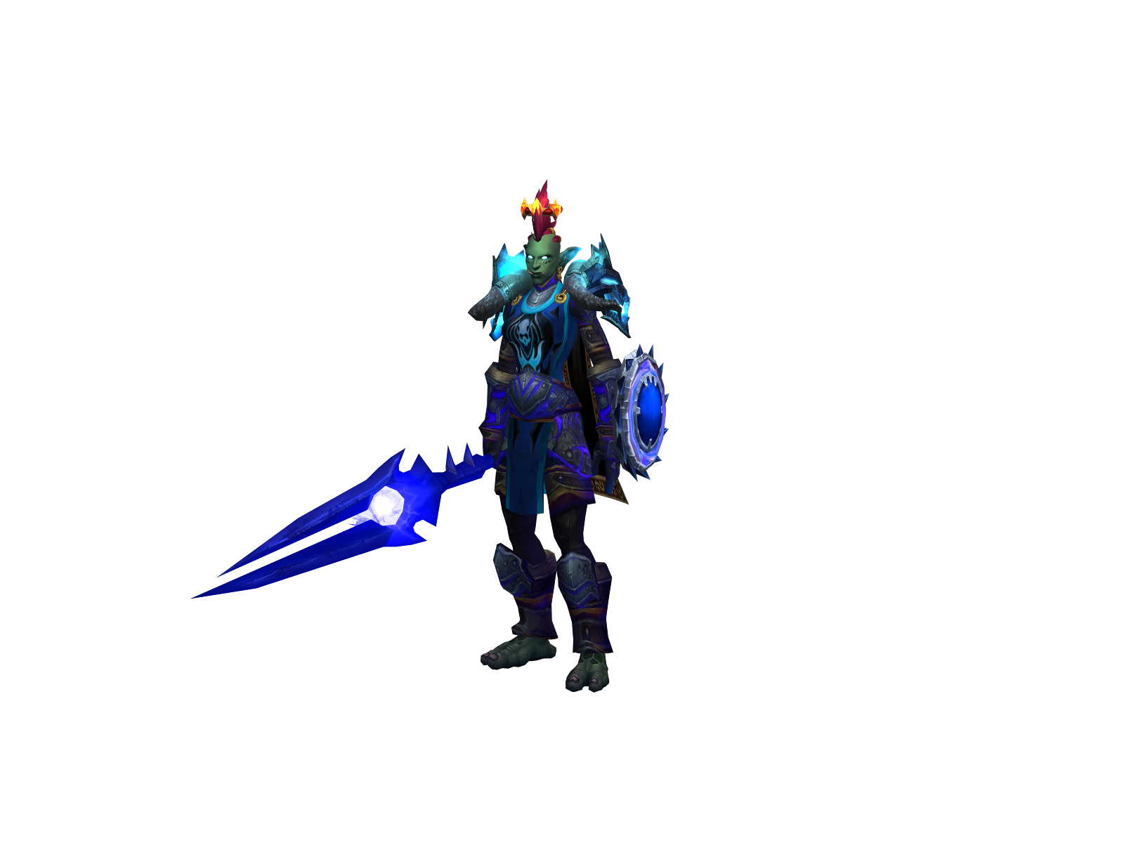 Bizatank 3D character render