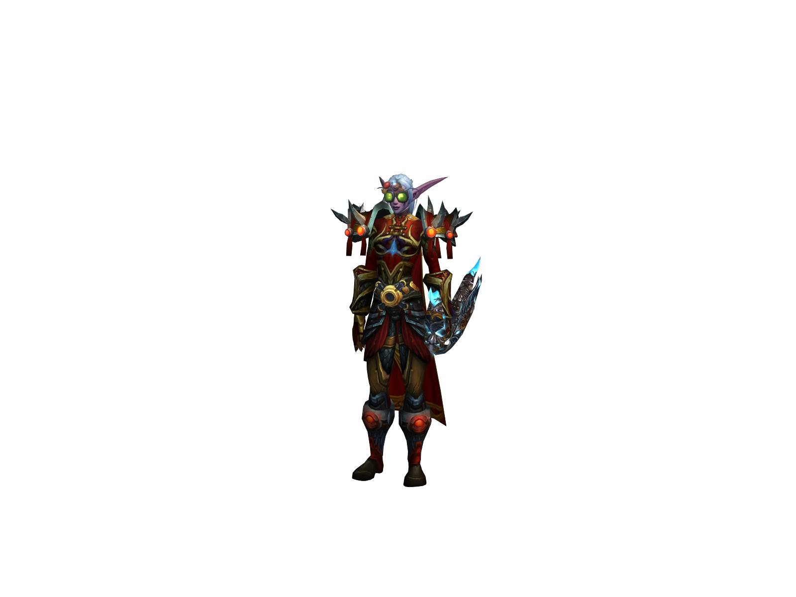 Rosebullets 3D character render