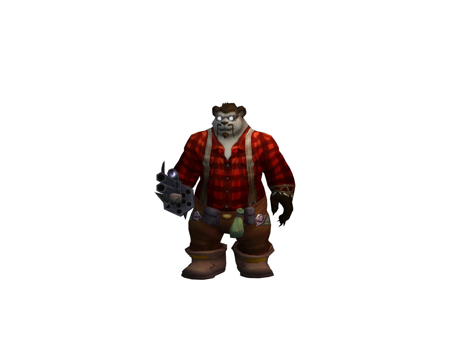 Biggamehnter 3D character render