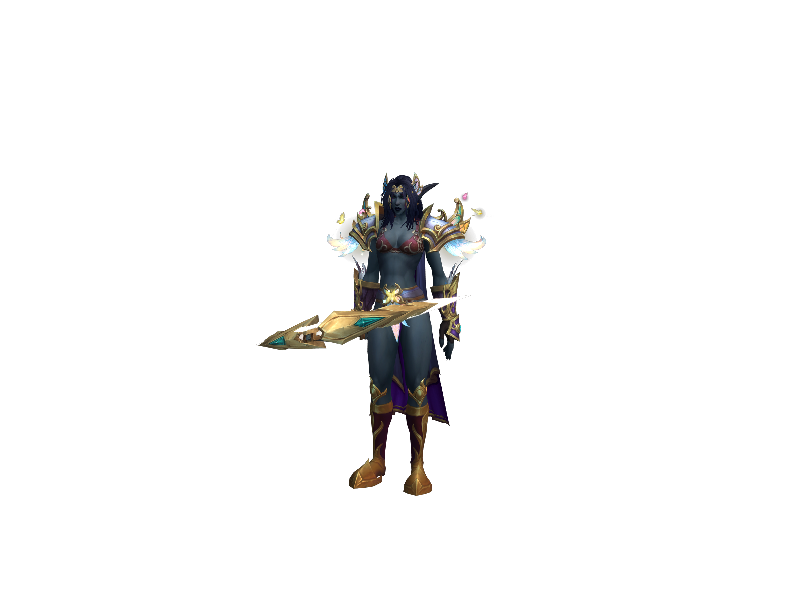 Luciinda 3D character render