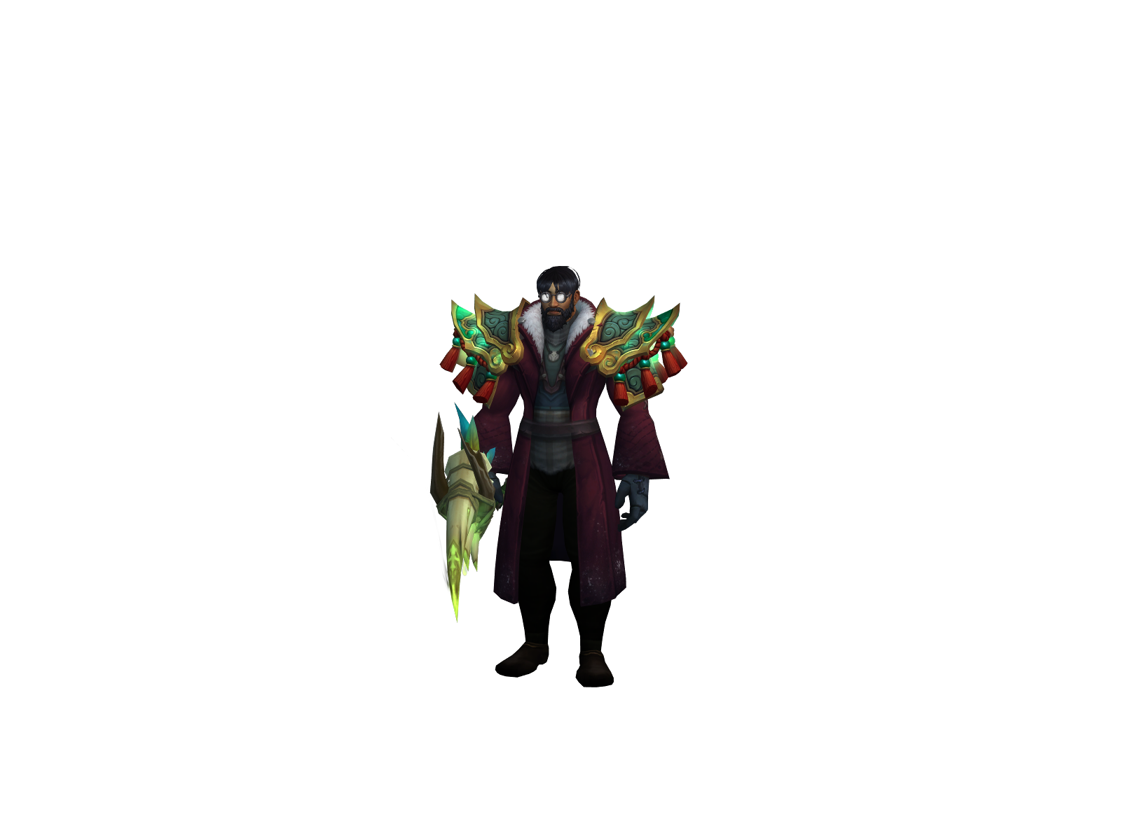 Foggy 3D character render