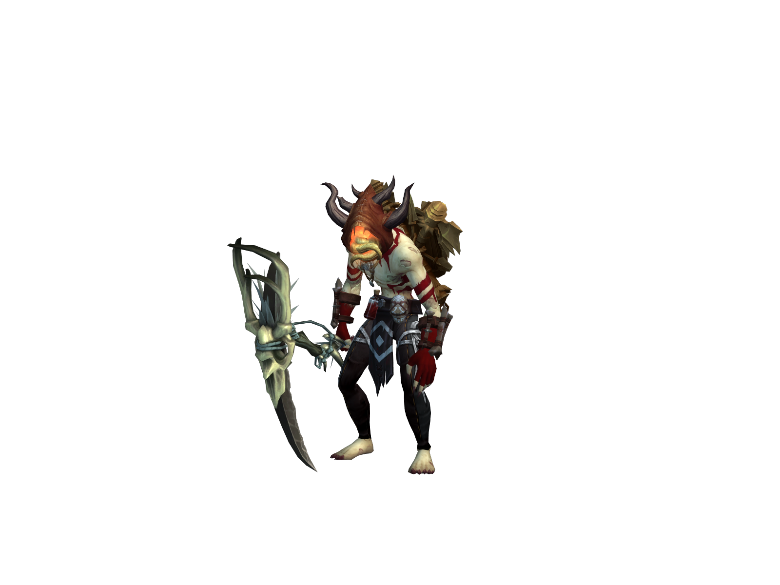 Purohueso 3D character render