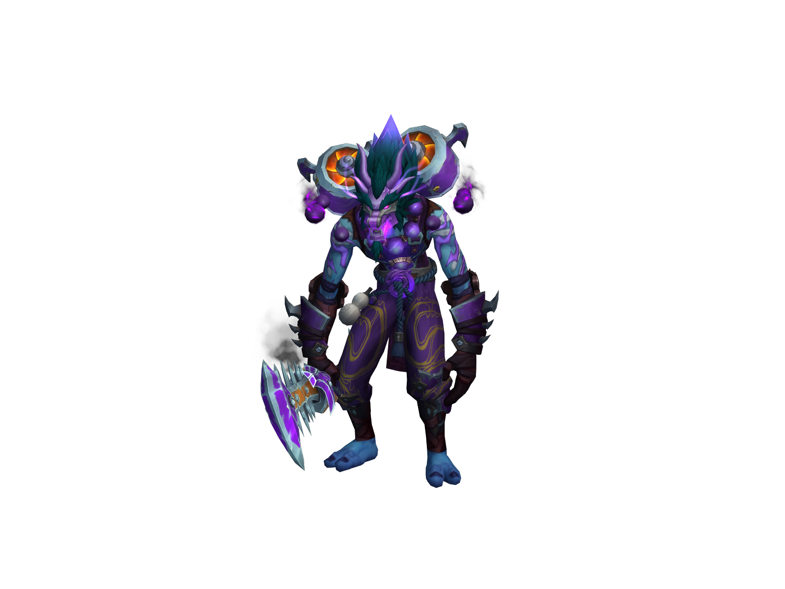 Gninjakick 3D character render