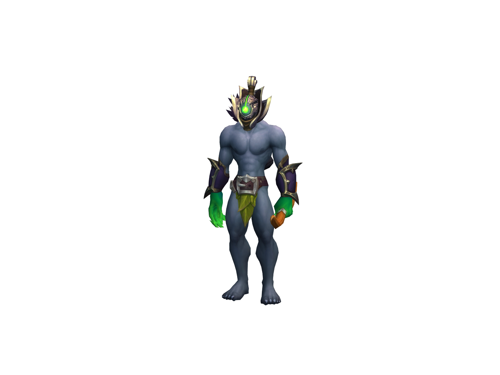 Theappleman 3D character render