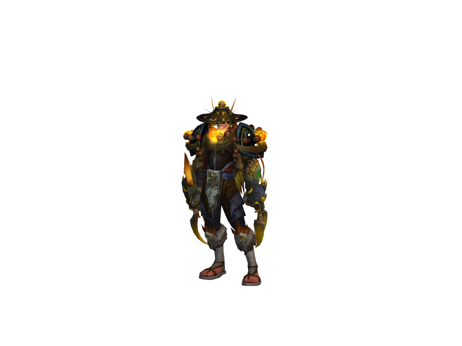 Loabuddha 3D character render