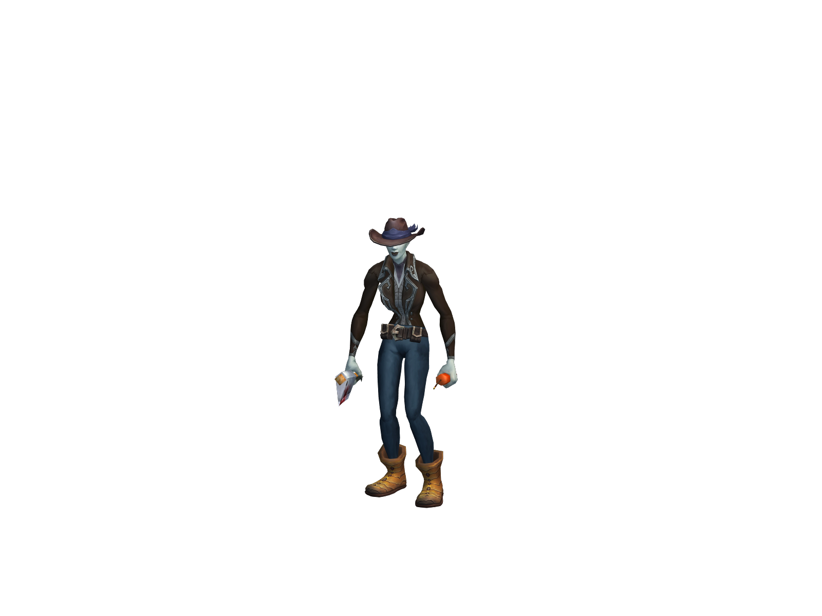 Swiftßlur 3D character render