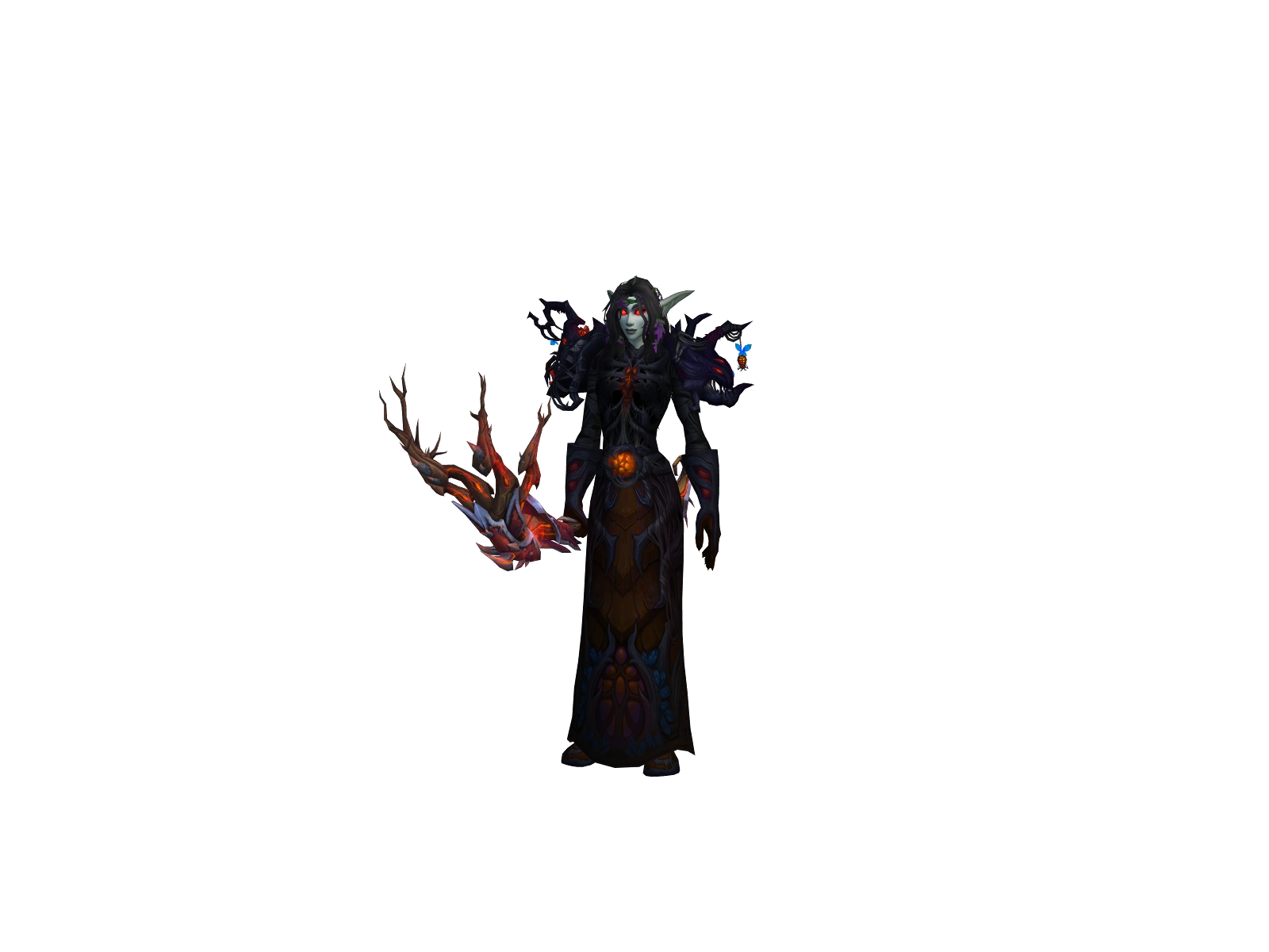 Golddruid 3D character render