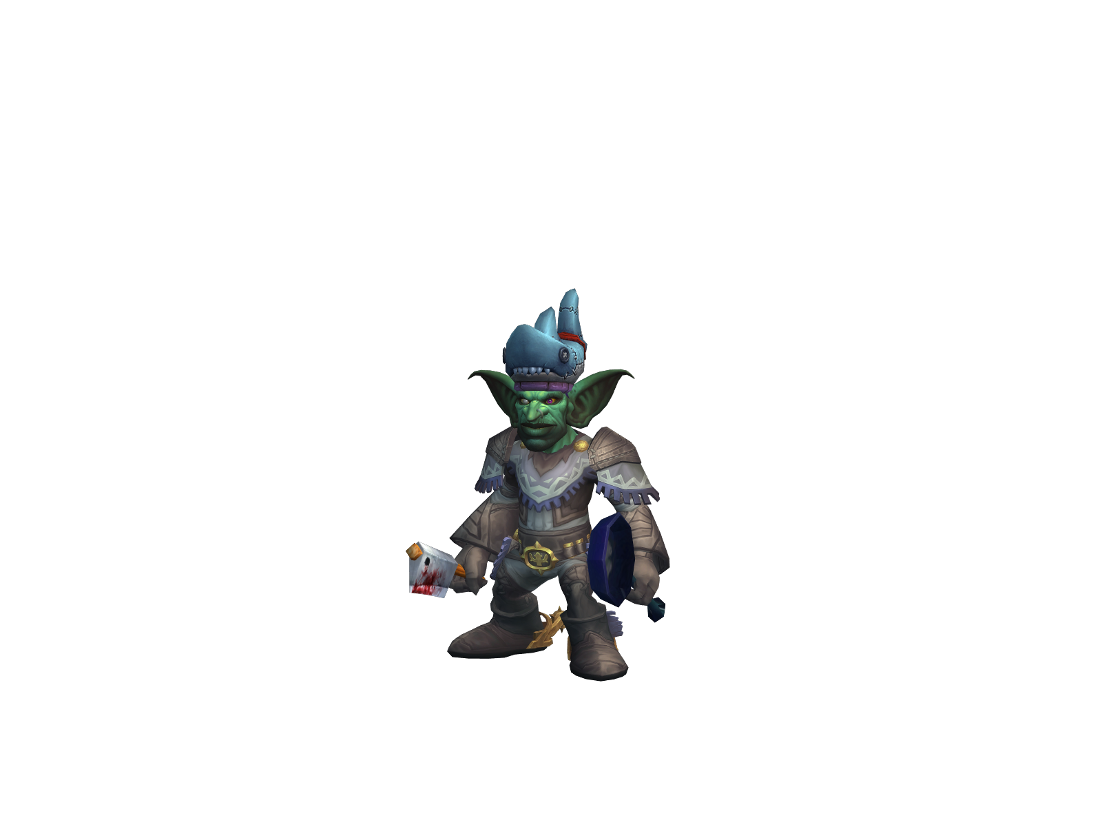 Droolbeard 3D character render