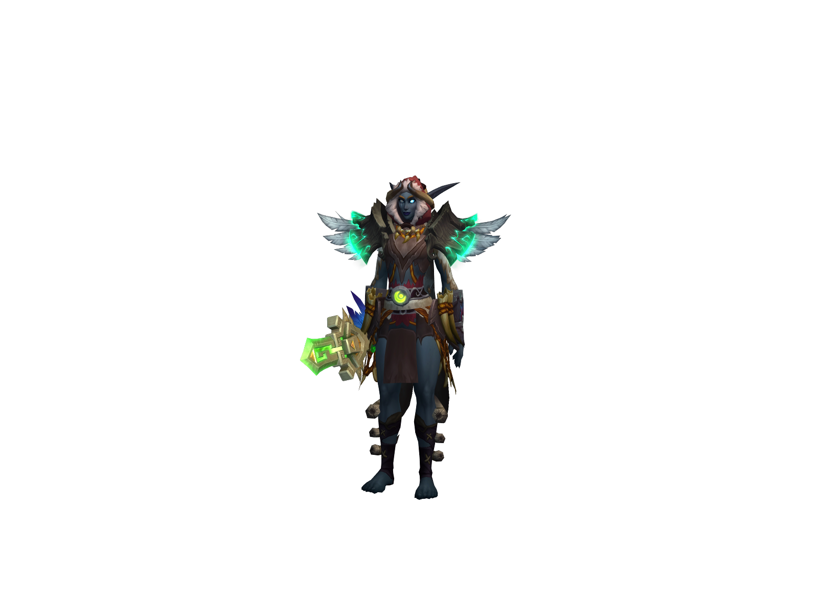 Windruid 3D character render