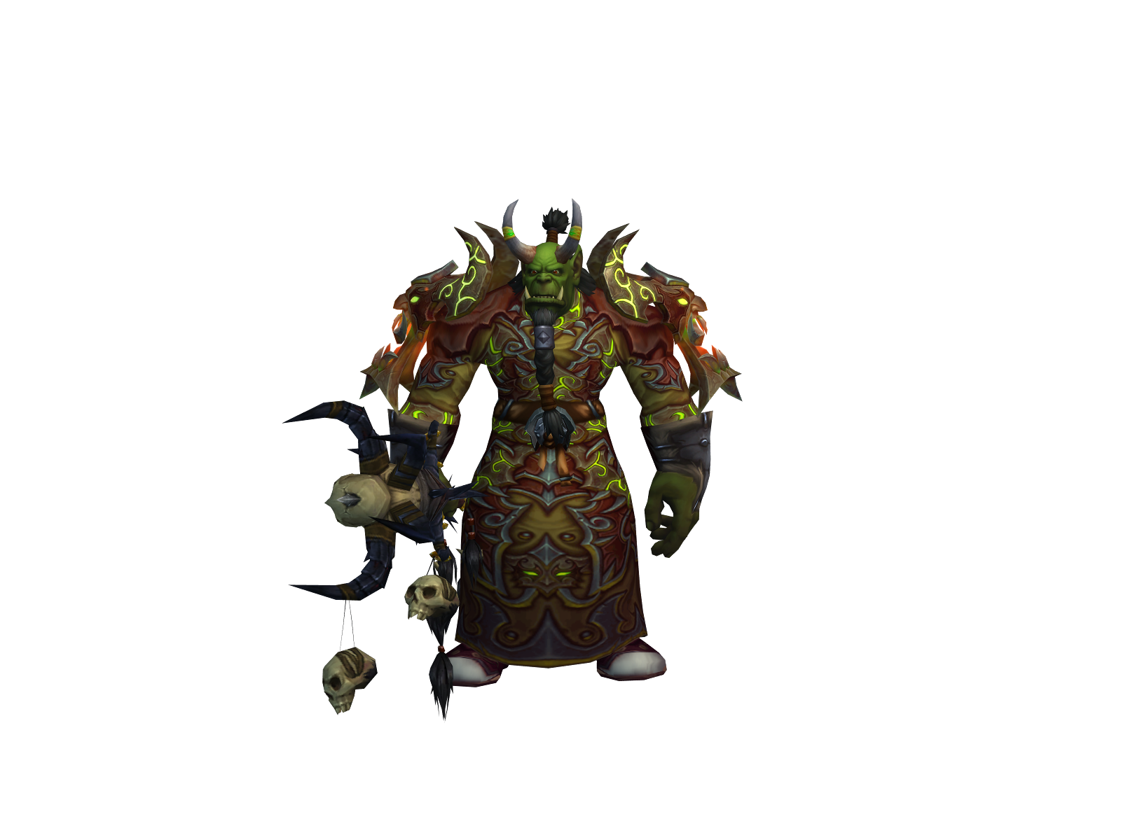 Warlockwa 3D character render