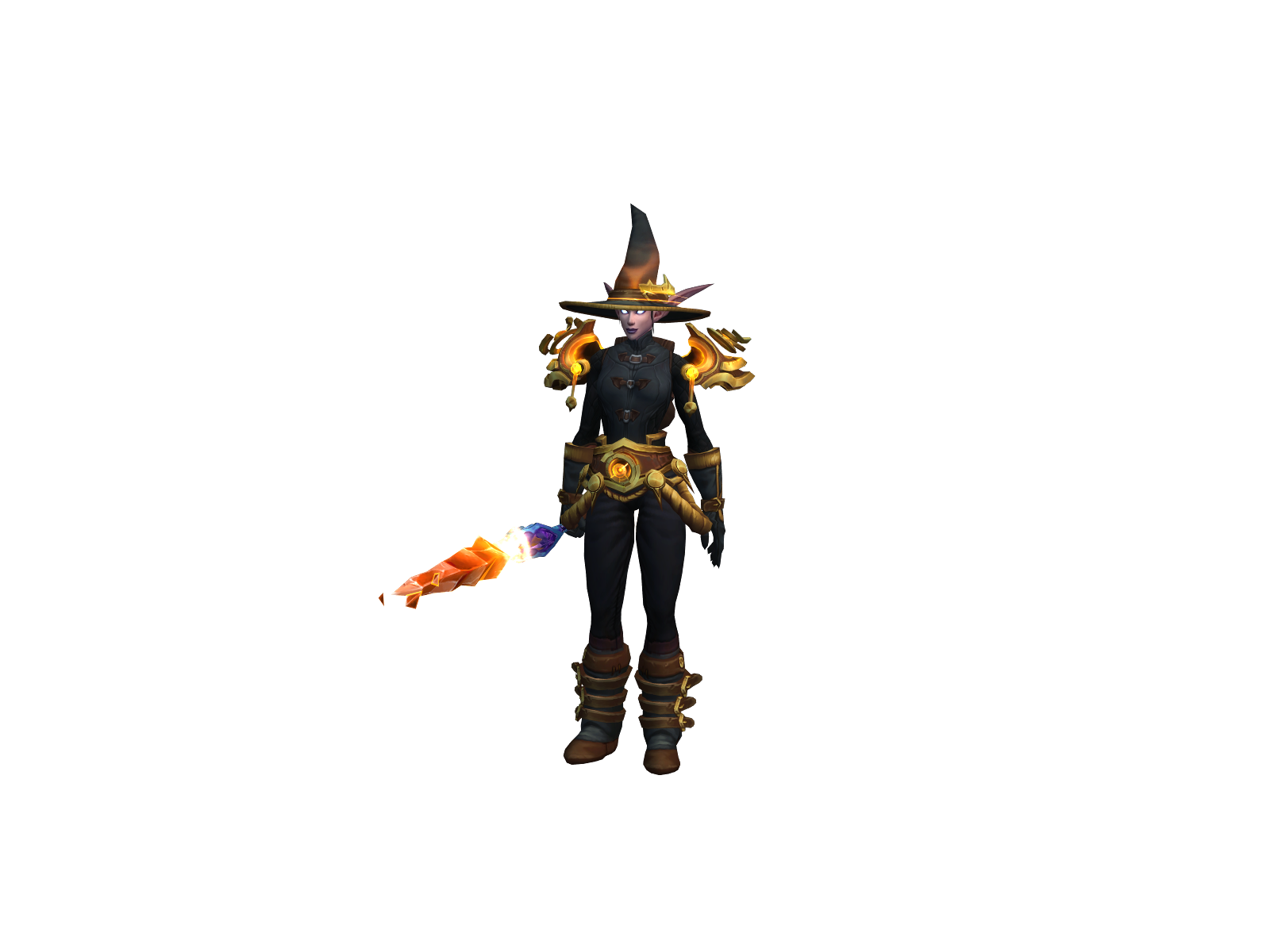 Inflâmês 3D character render