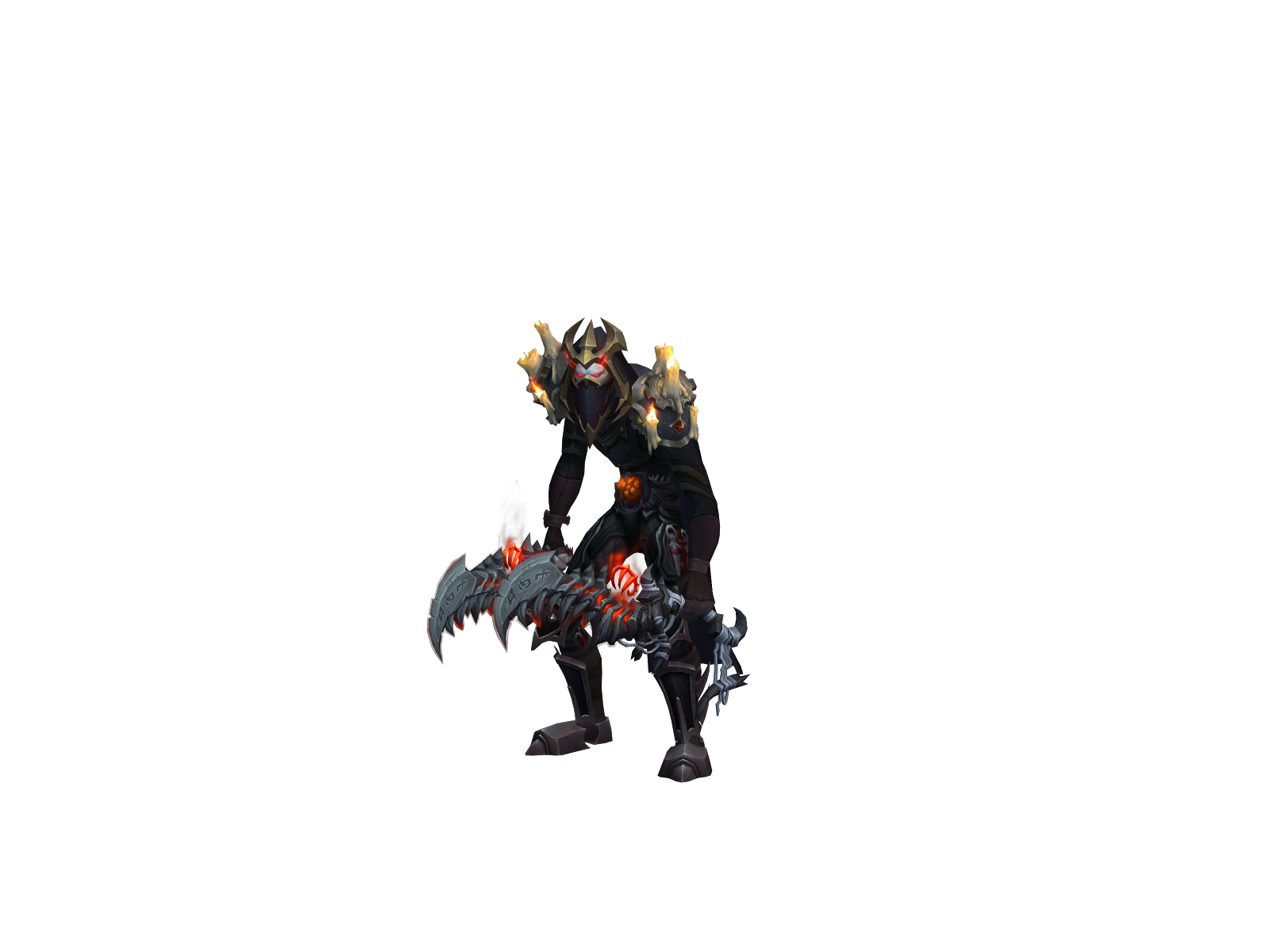 Moltår 3D character render