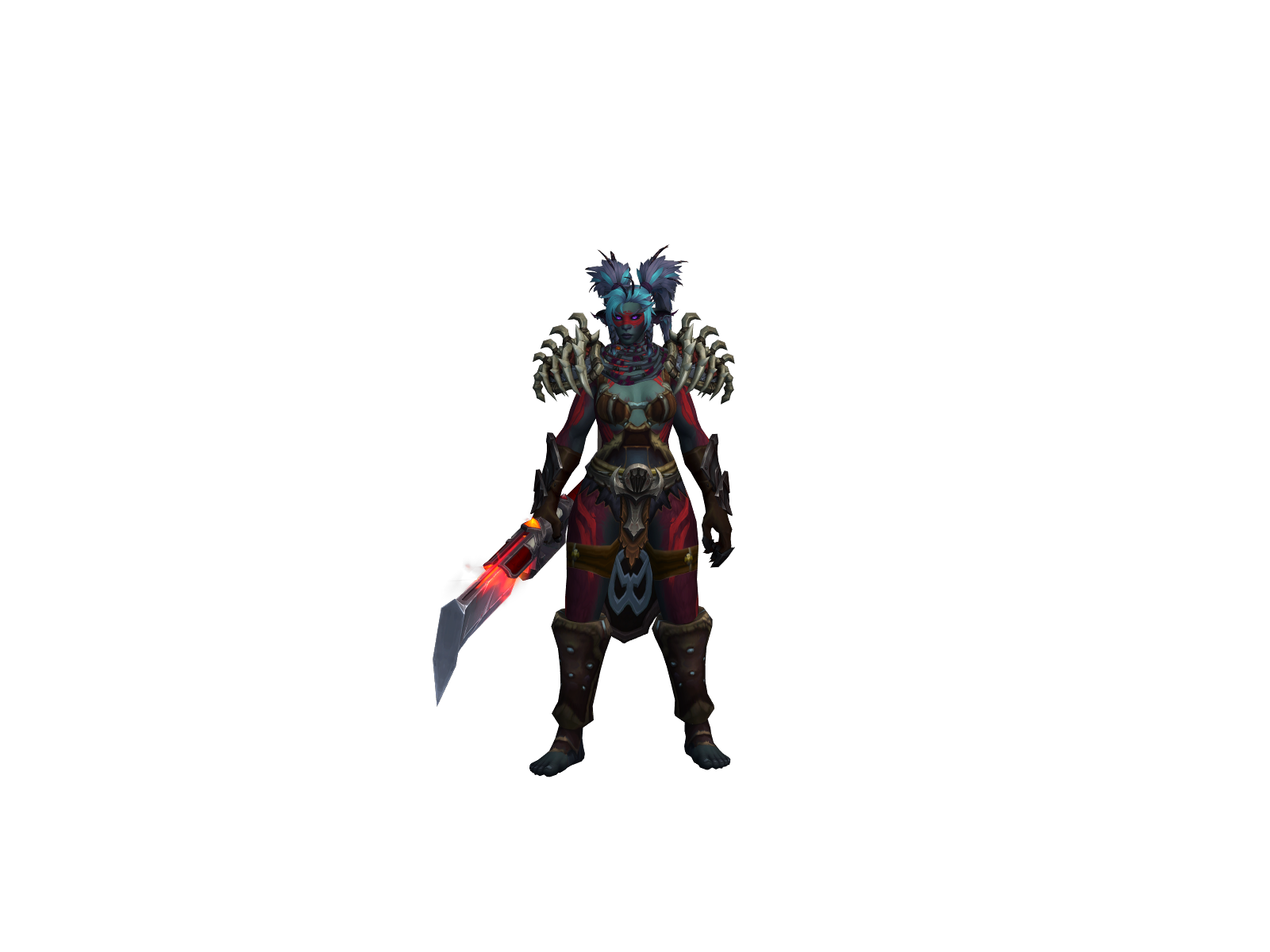 Tutufufu 3D character render