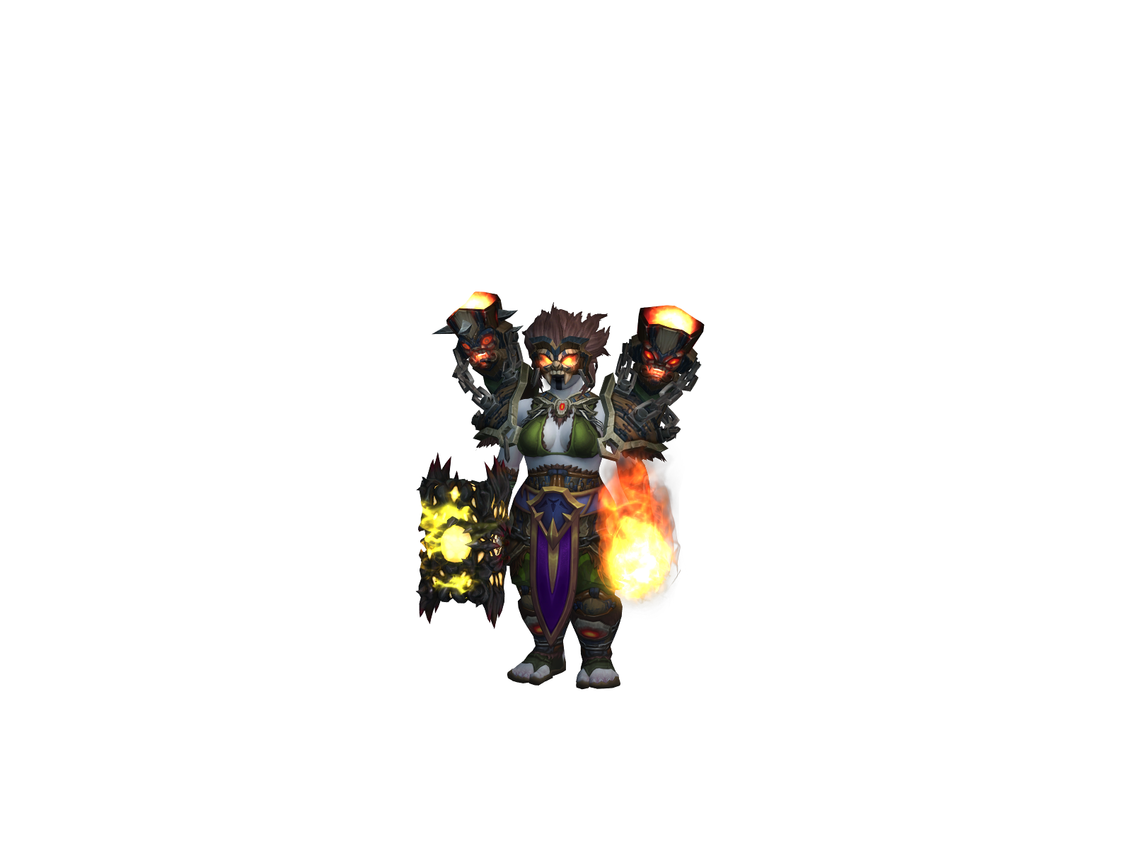 Potatosham 3D character render