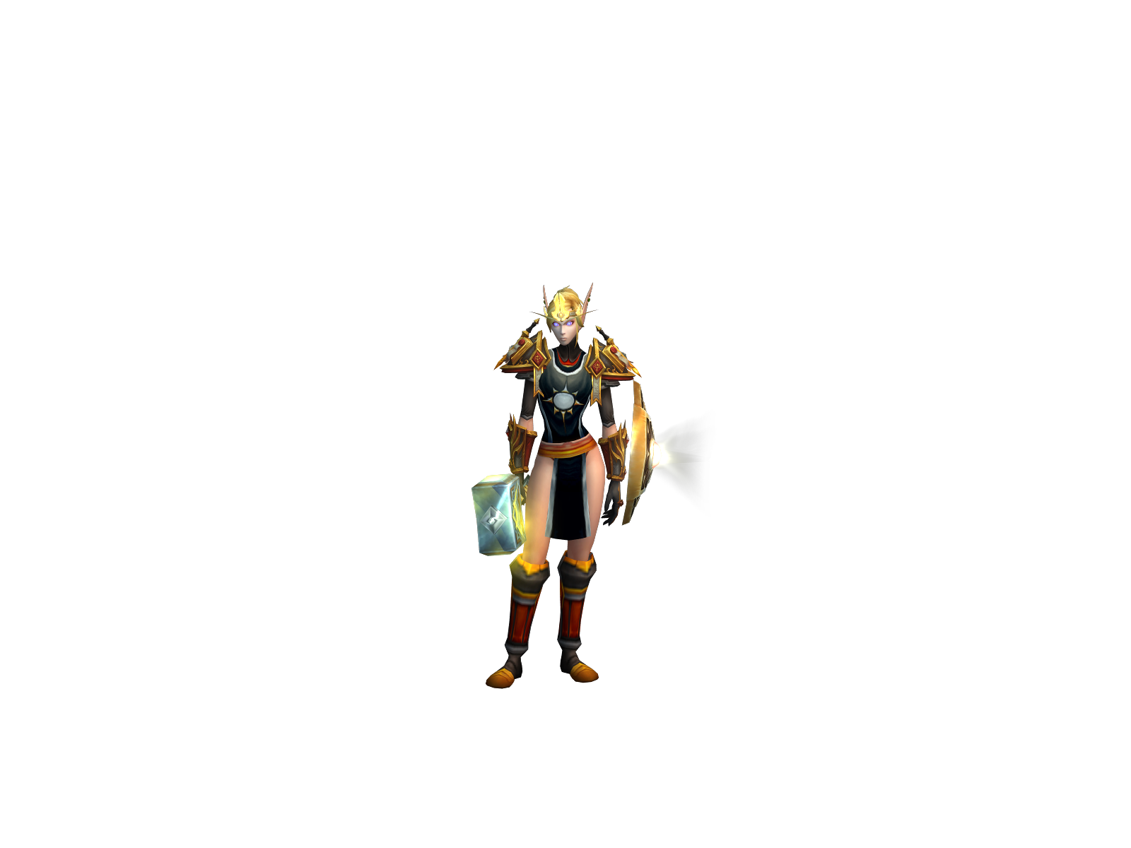 Aggripina 3D character render