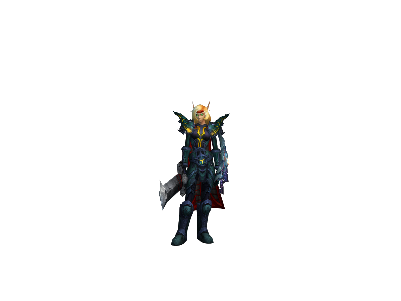 Glâedr 3D character render