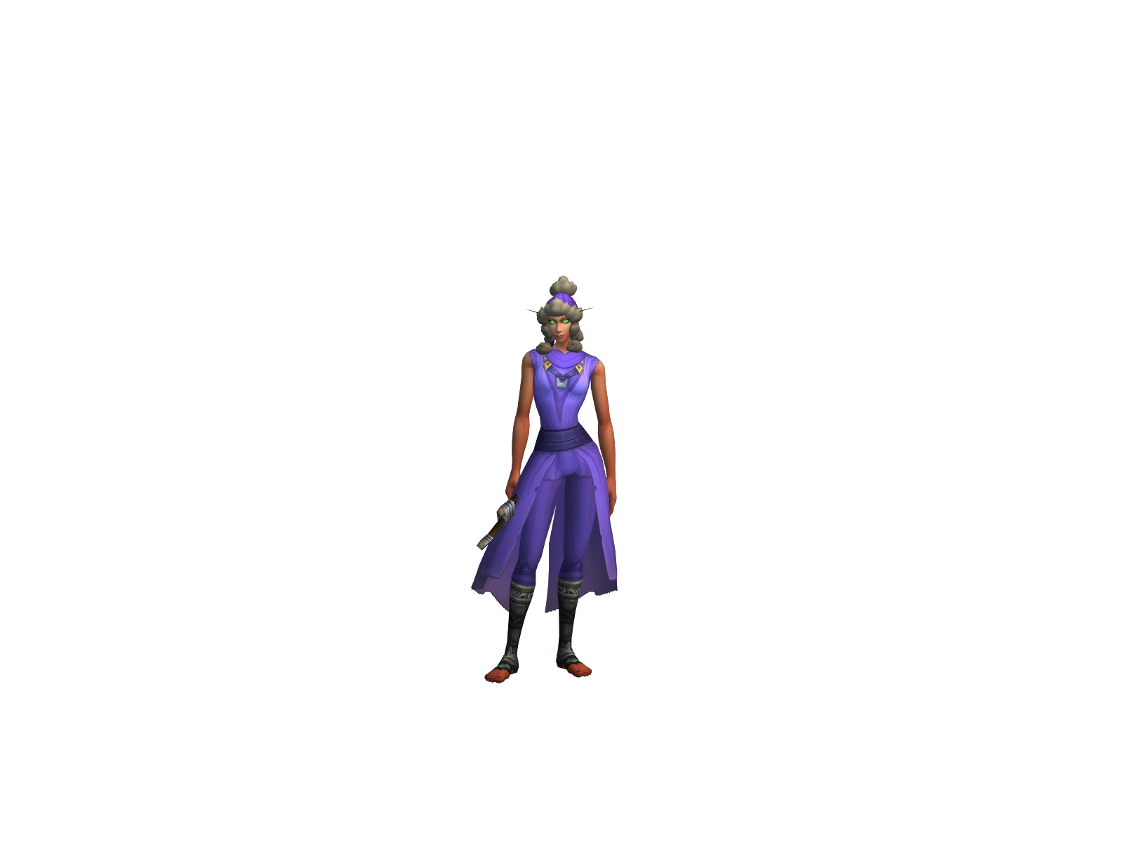 Leannán 3D character render