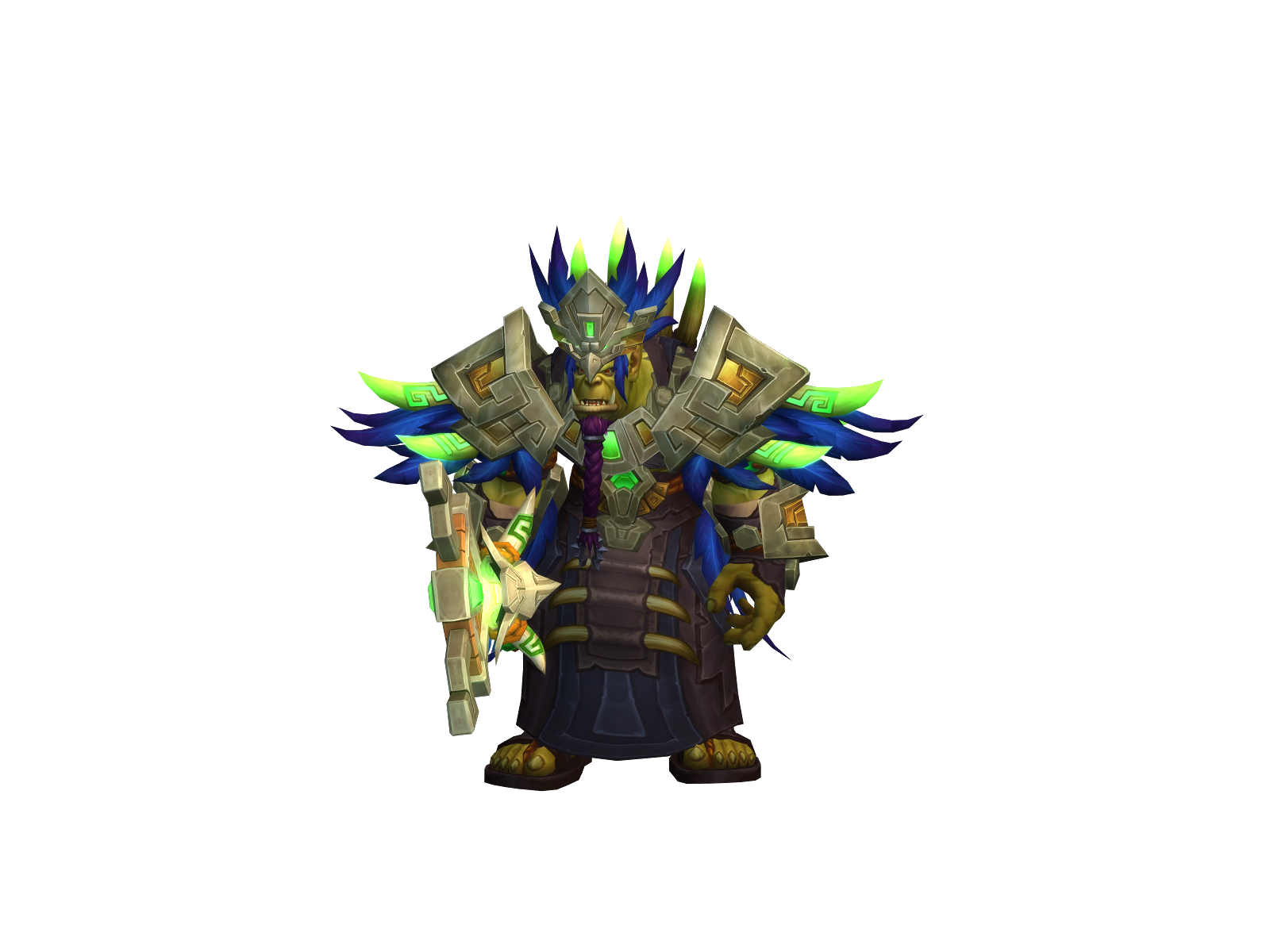 Oktandar 3D character render