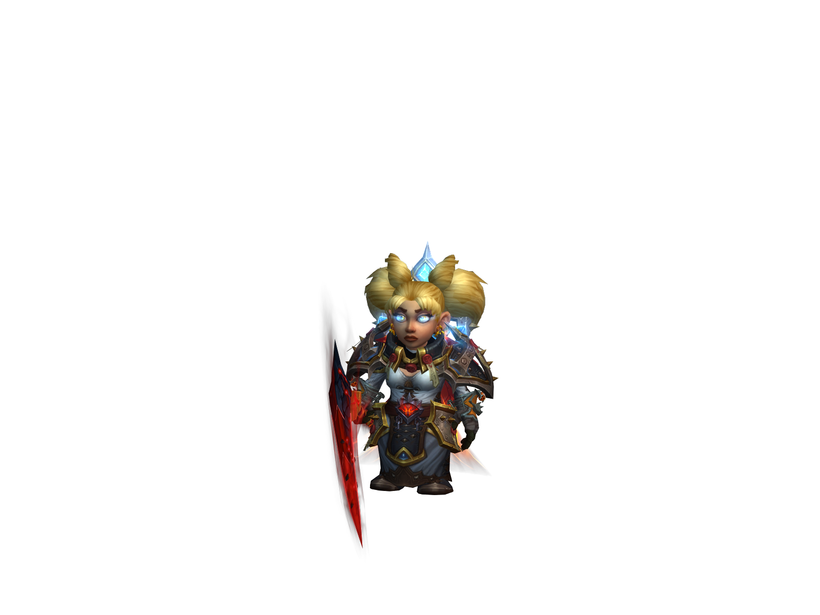 Victöria 3D character render