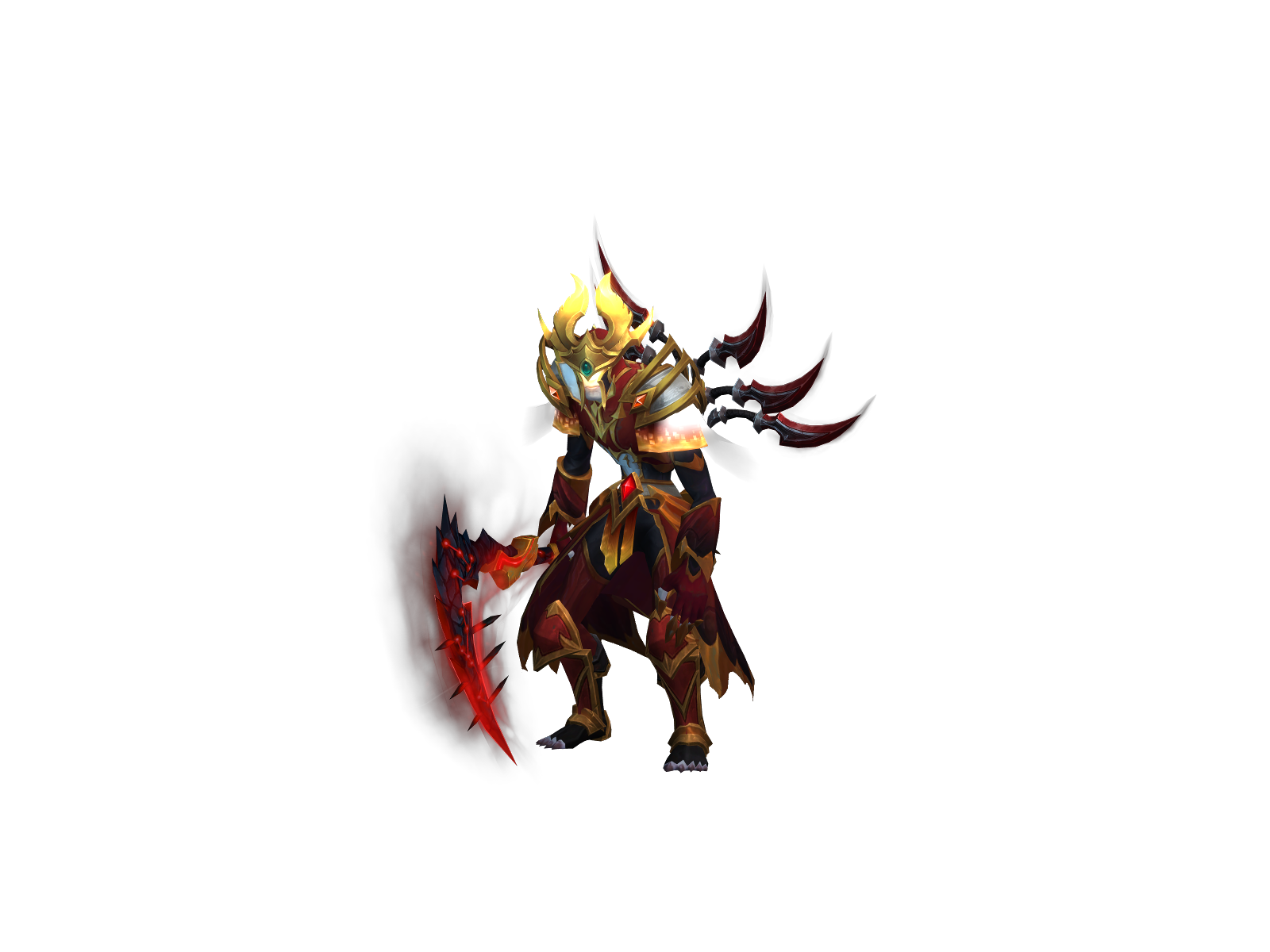 Damoros 3D character render
