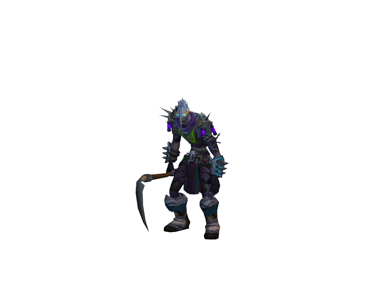 Laserface 3D character render