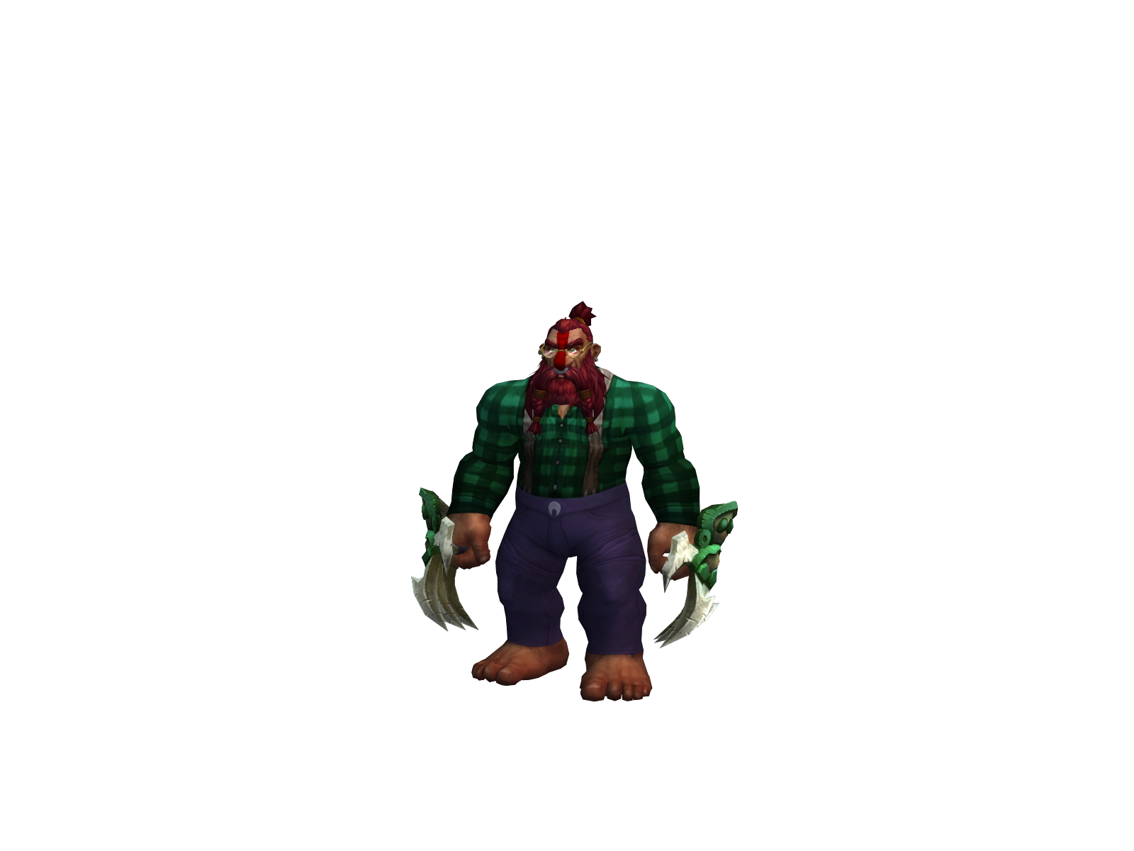 Smearedbeard 3D character render