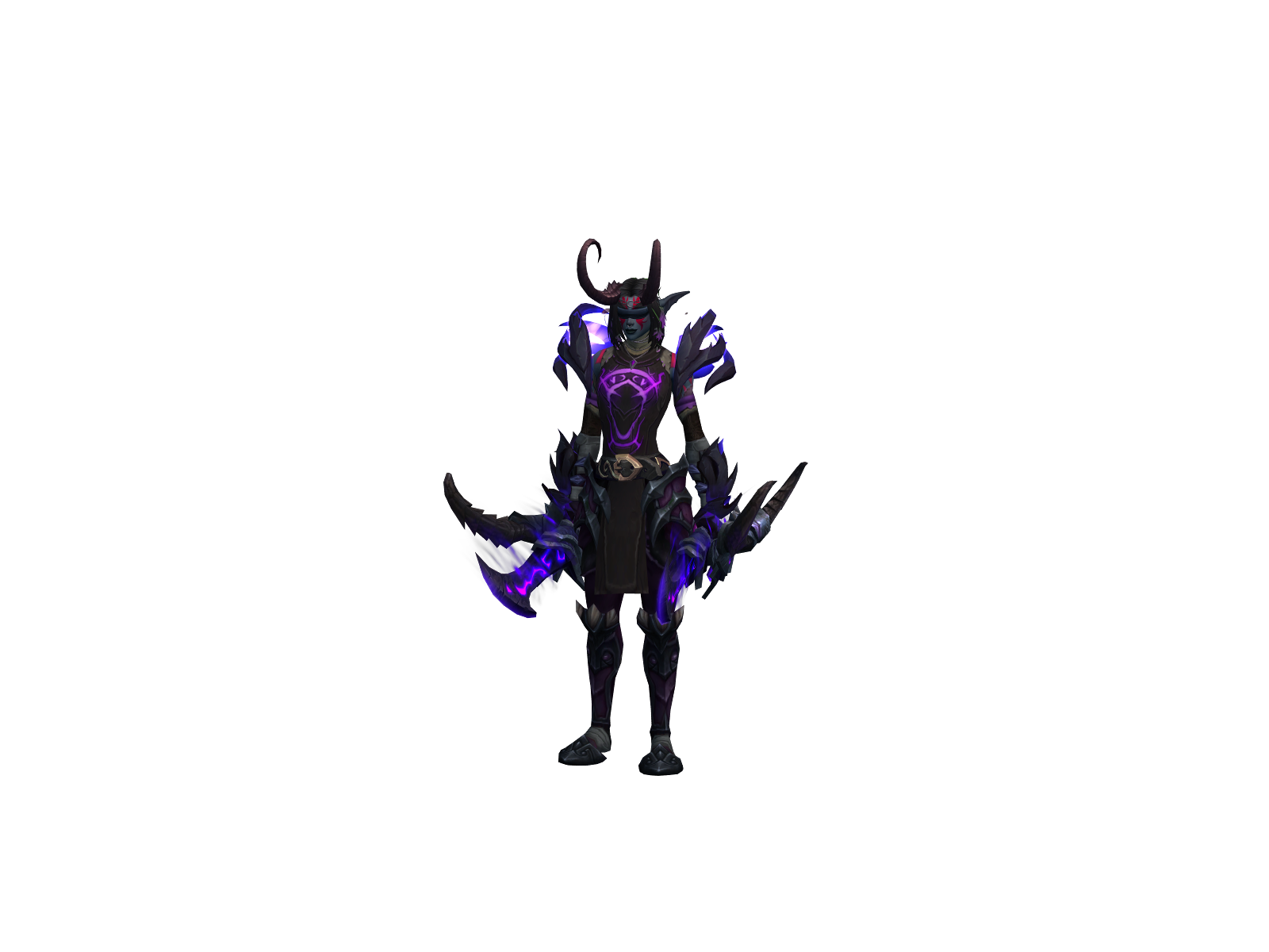 Purplekuush 3D character render