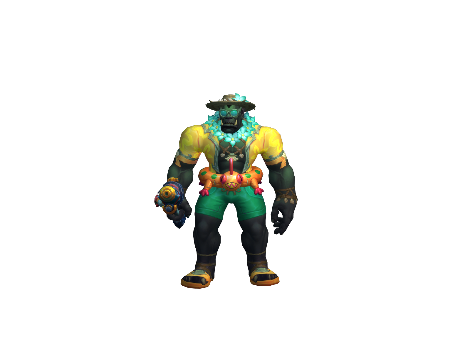 Negz 3D character render