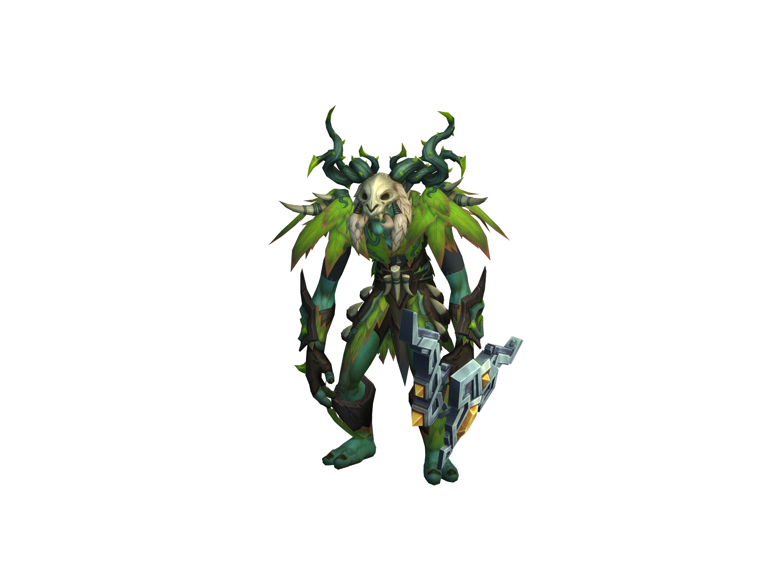 Málados 3D character render
