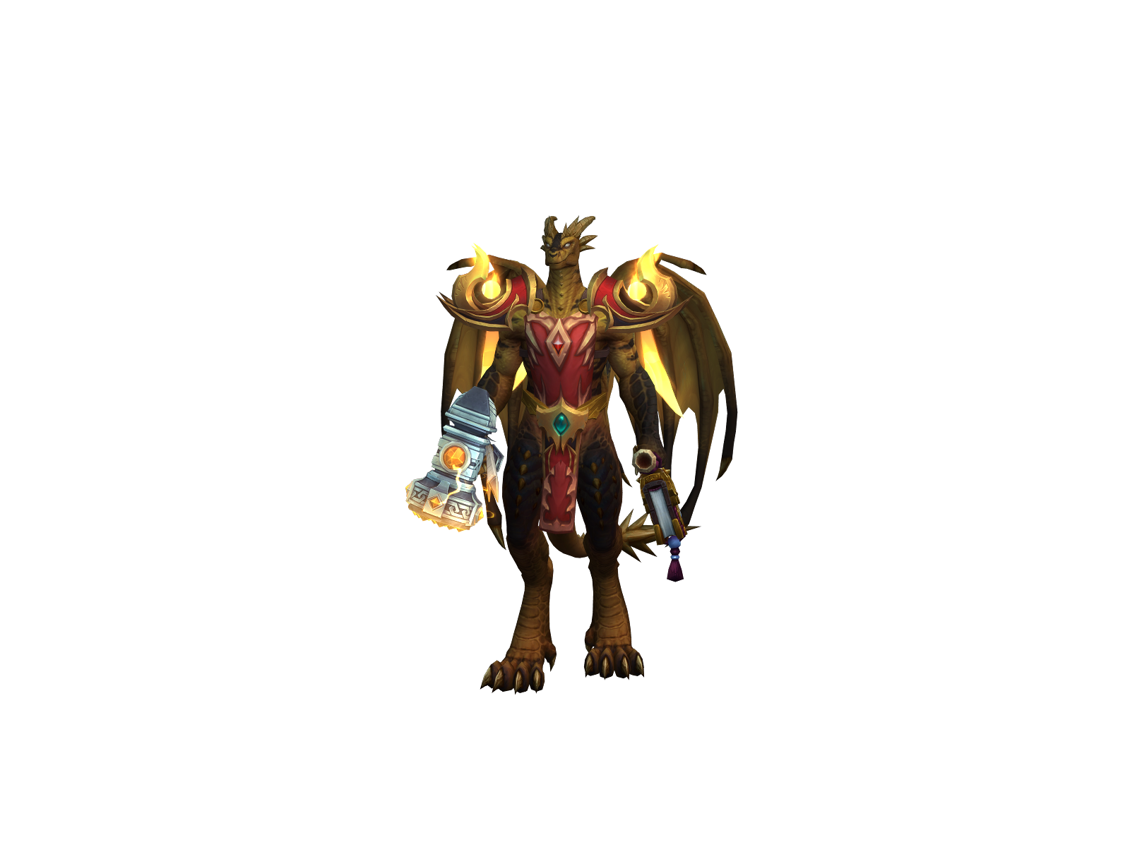 Bronzei 3D character render