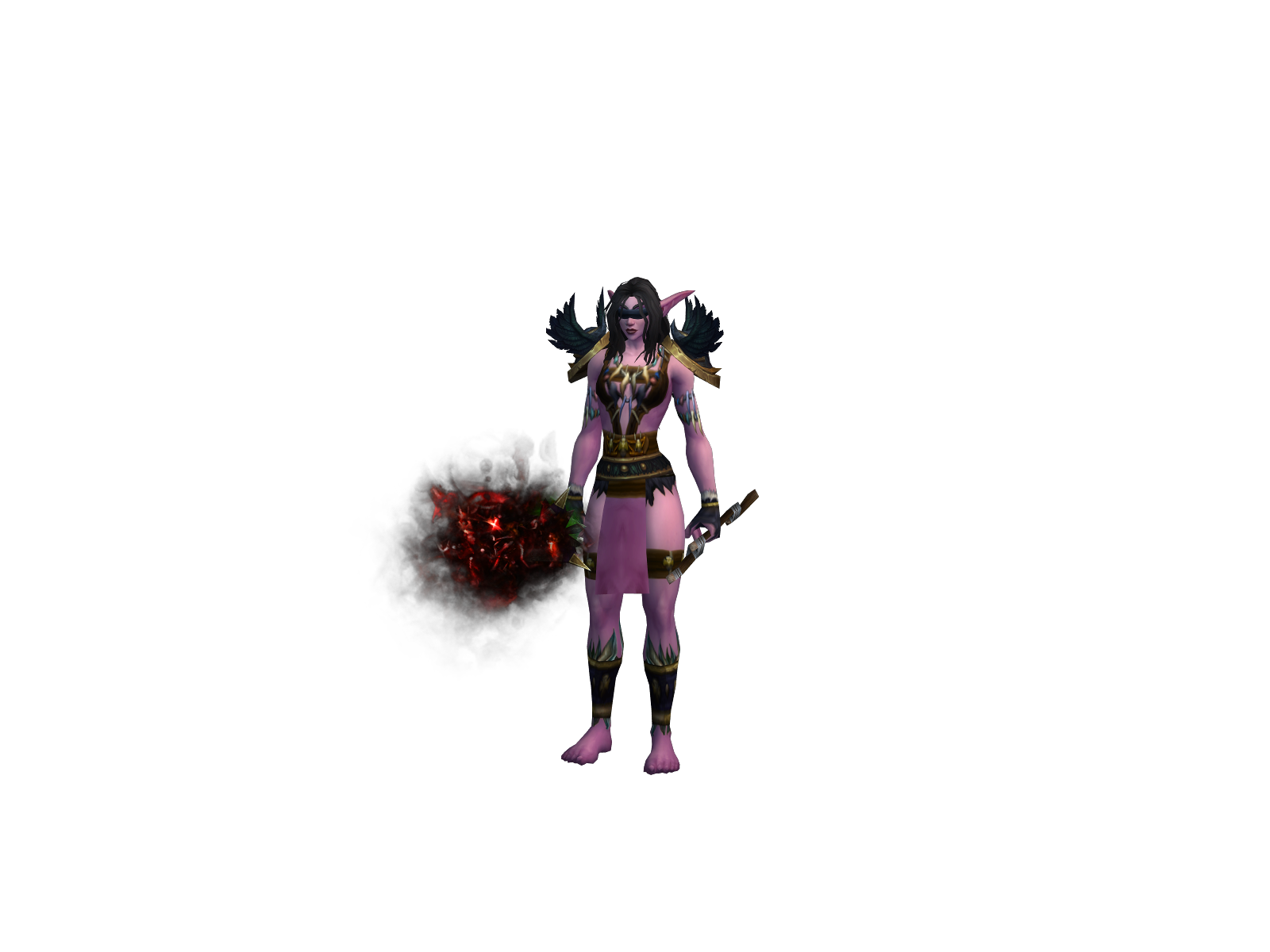 Needy 3D character render