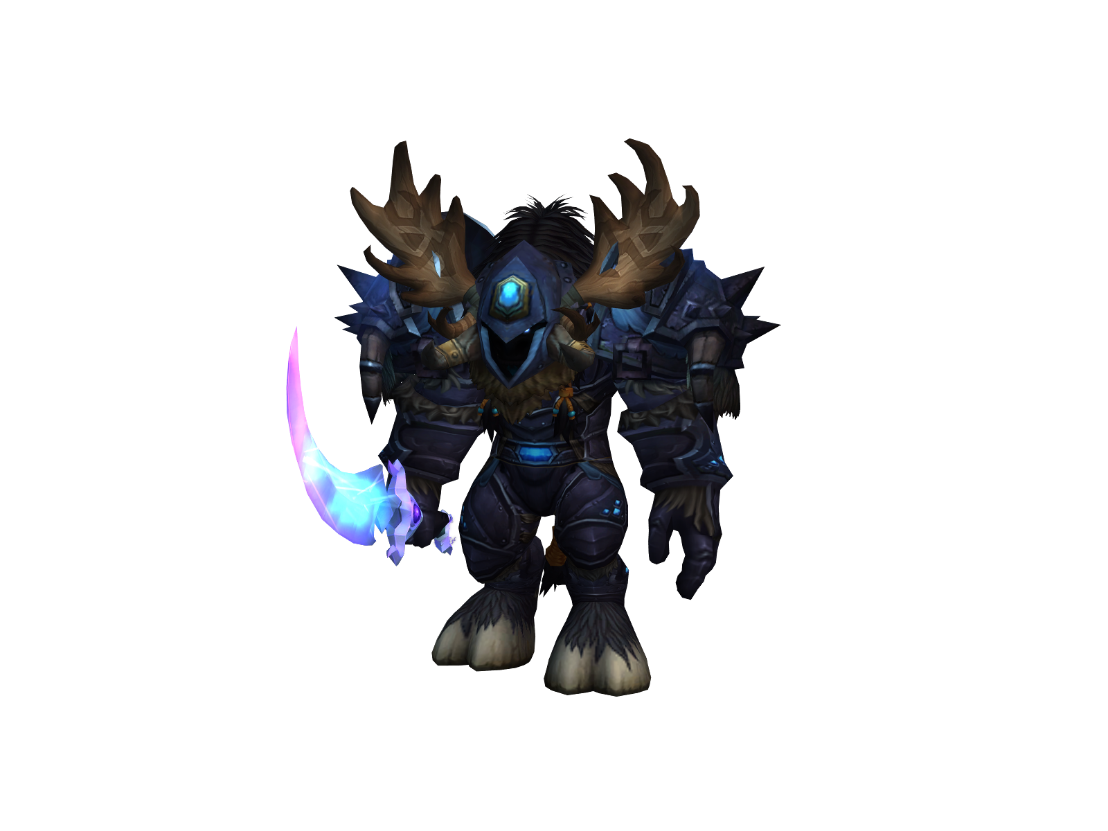 Powpowpowcow 3D character render