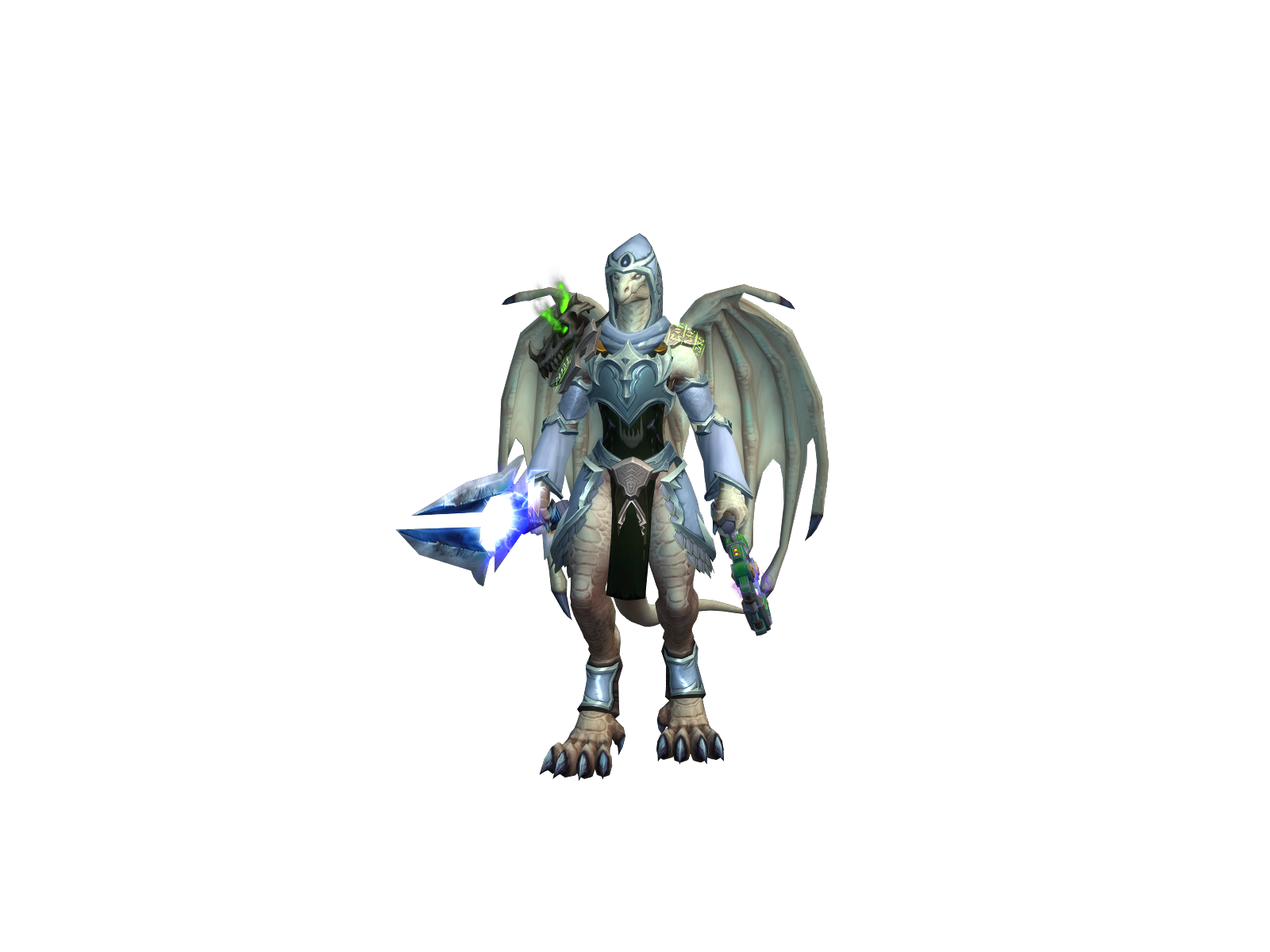 Whitex 3D character render