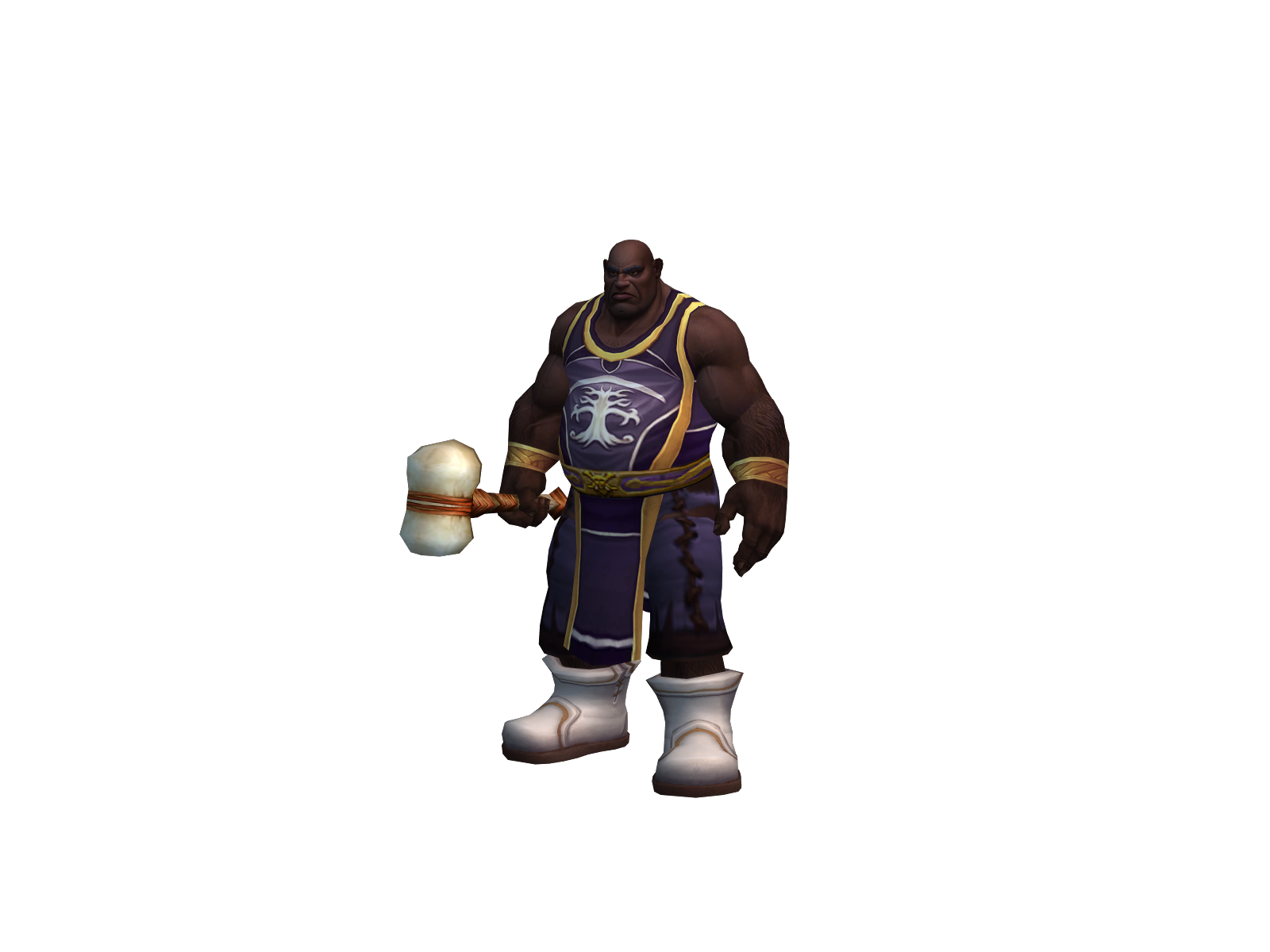 Shaq 3D character render
