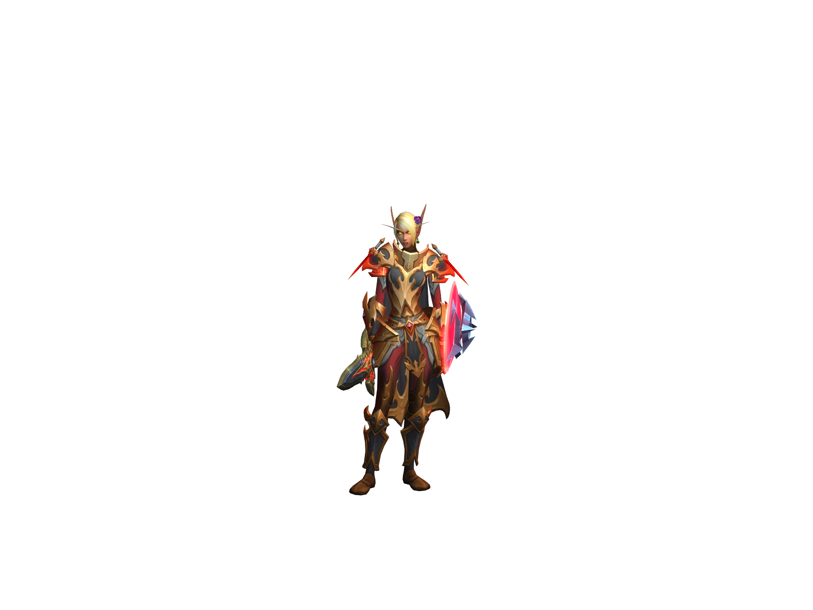 Warherald 3D character render