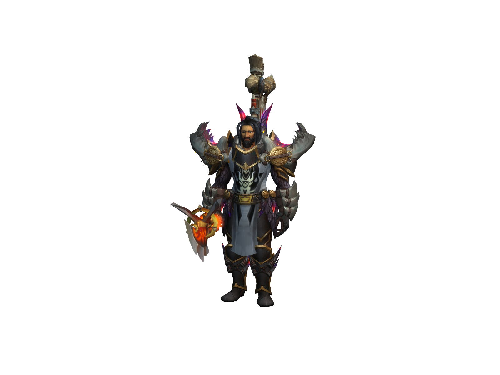 Cúrrsed 3D character render