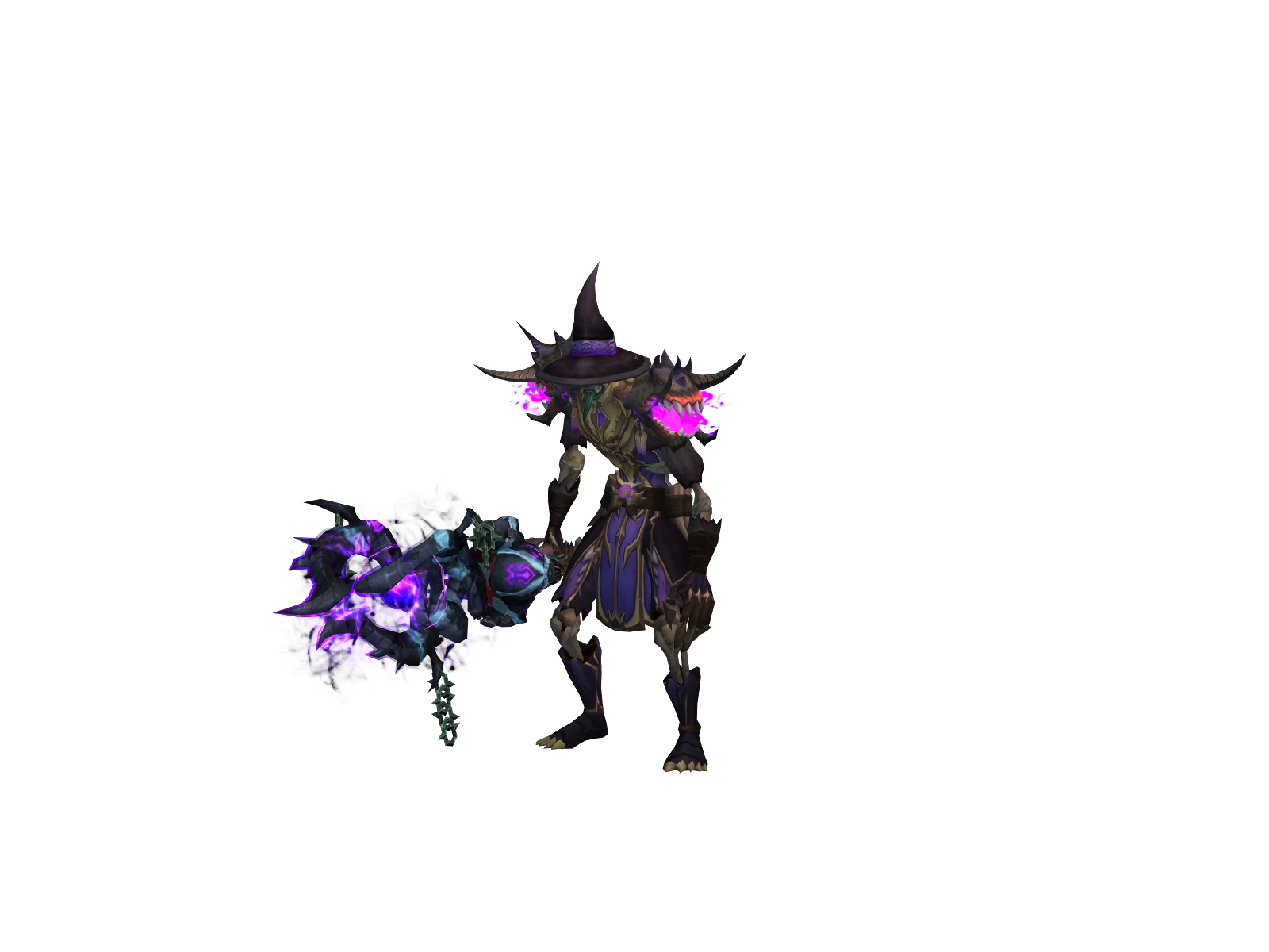 Gvains 3D character render