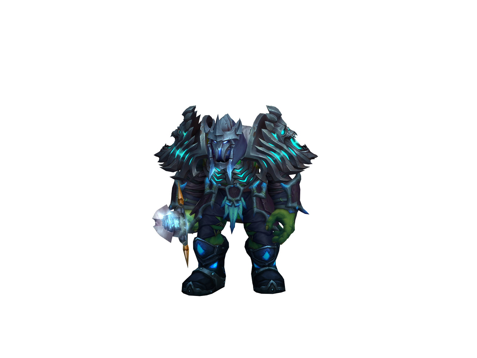 Mournz 3D character render