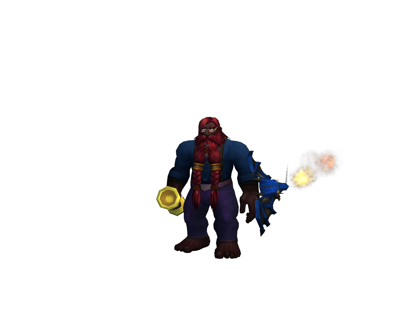 Wetraisin 3D character render