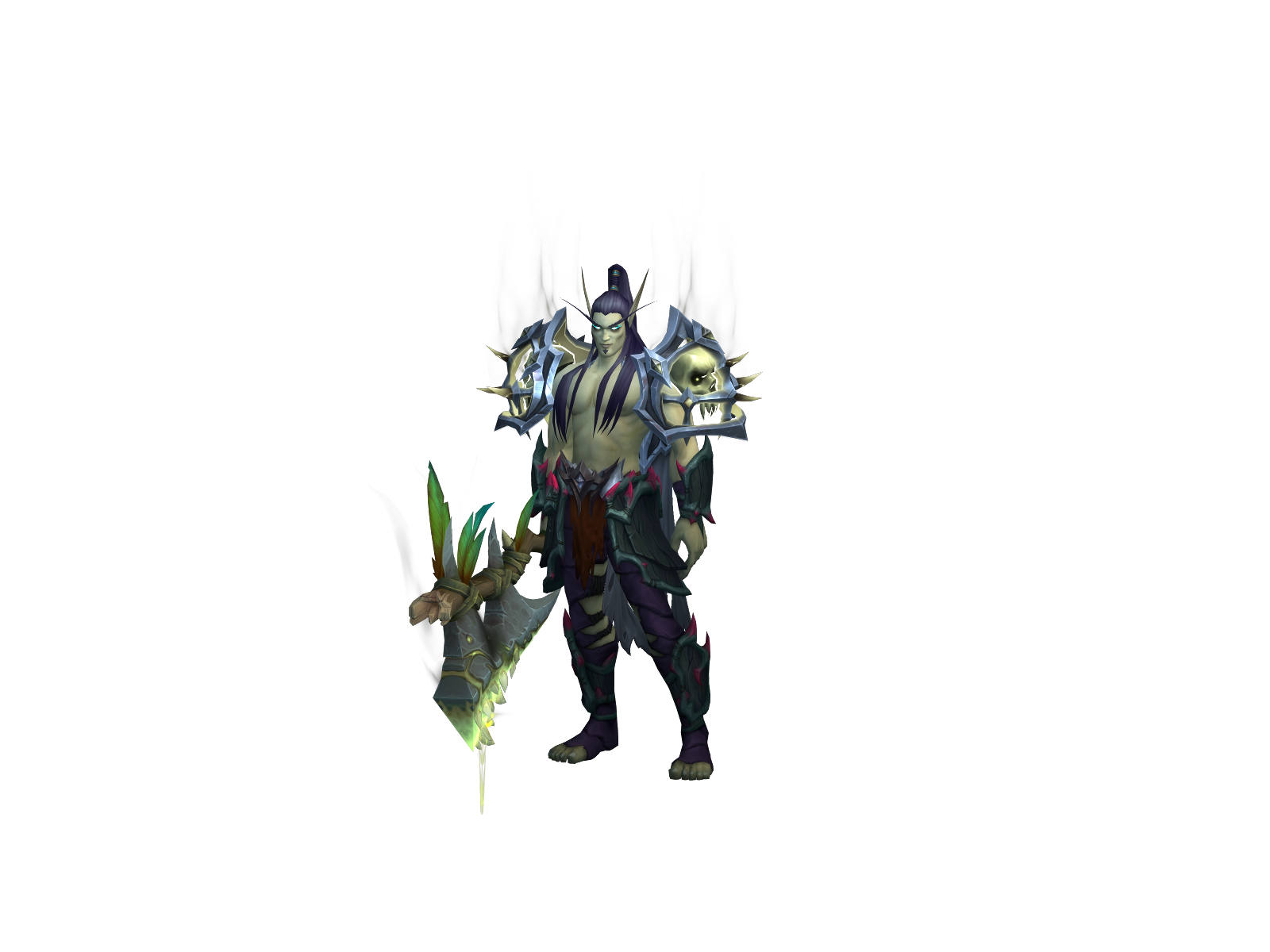 Nuldriat 3D character render