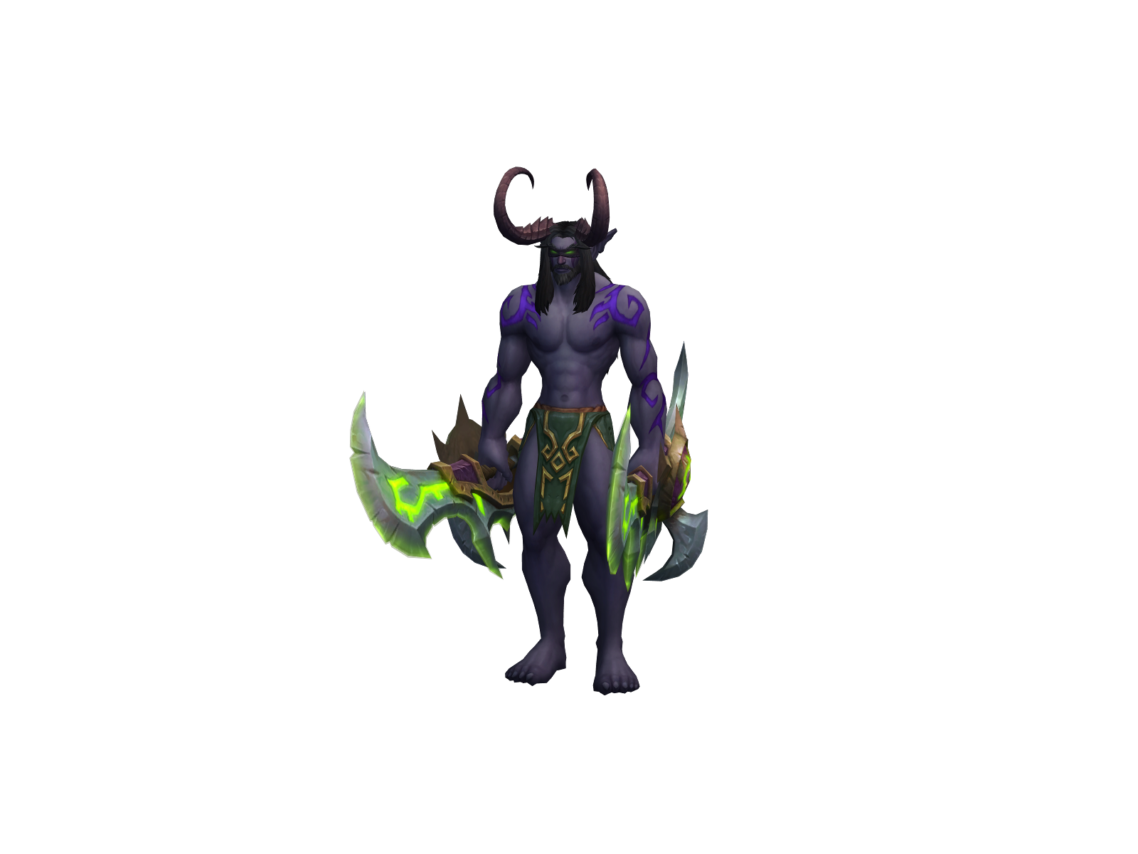 Kaldorei 3D character render