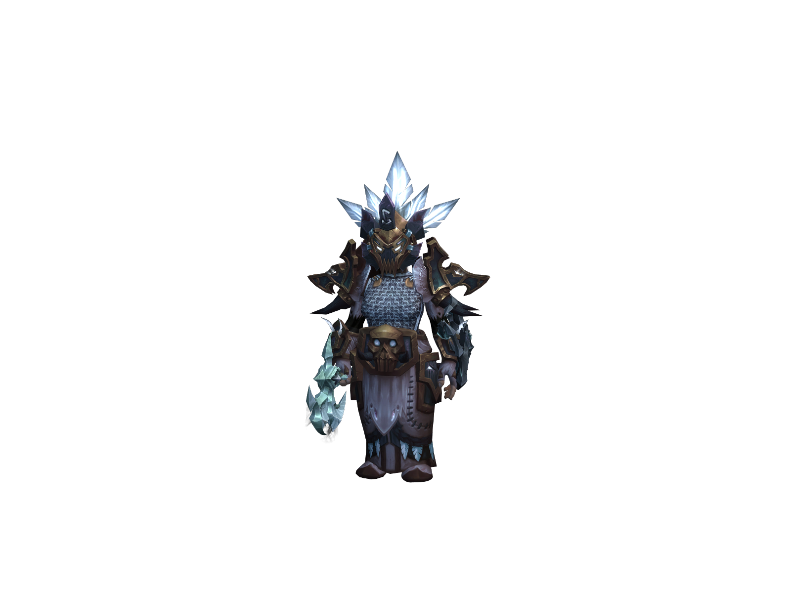 Mesoshaman 3D character render